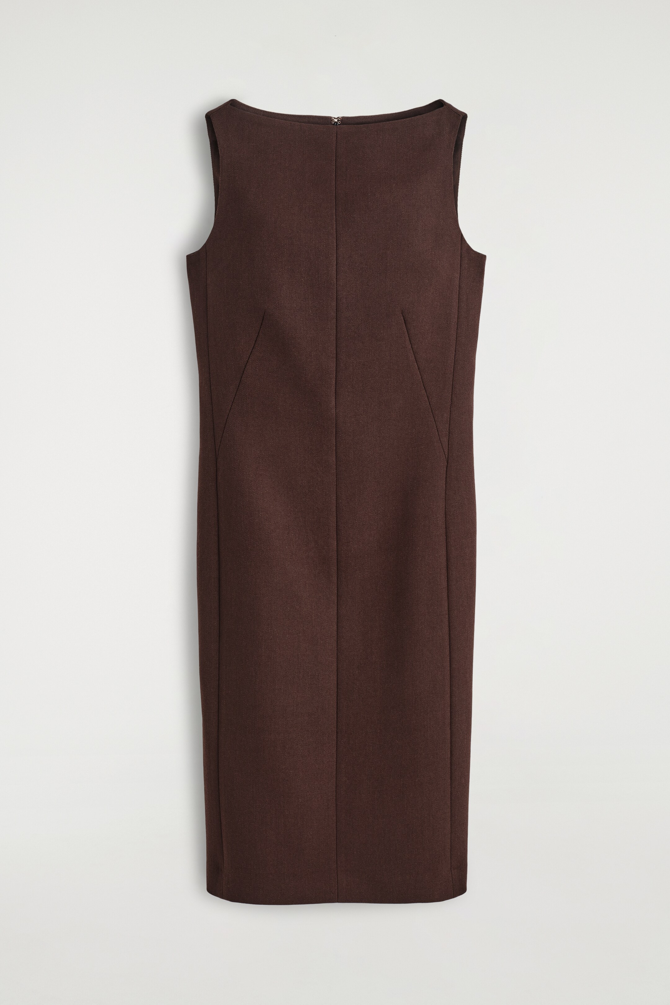 Ver imagem maior: Vestido midi em lã alfaiataria - CASTANHO - SENHORA | H&M PT 5