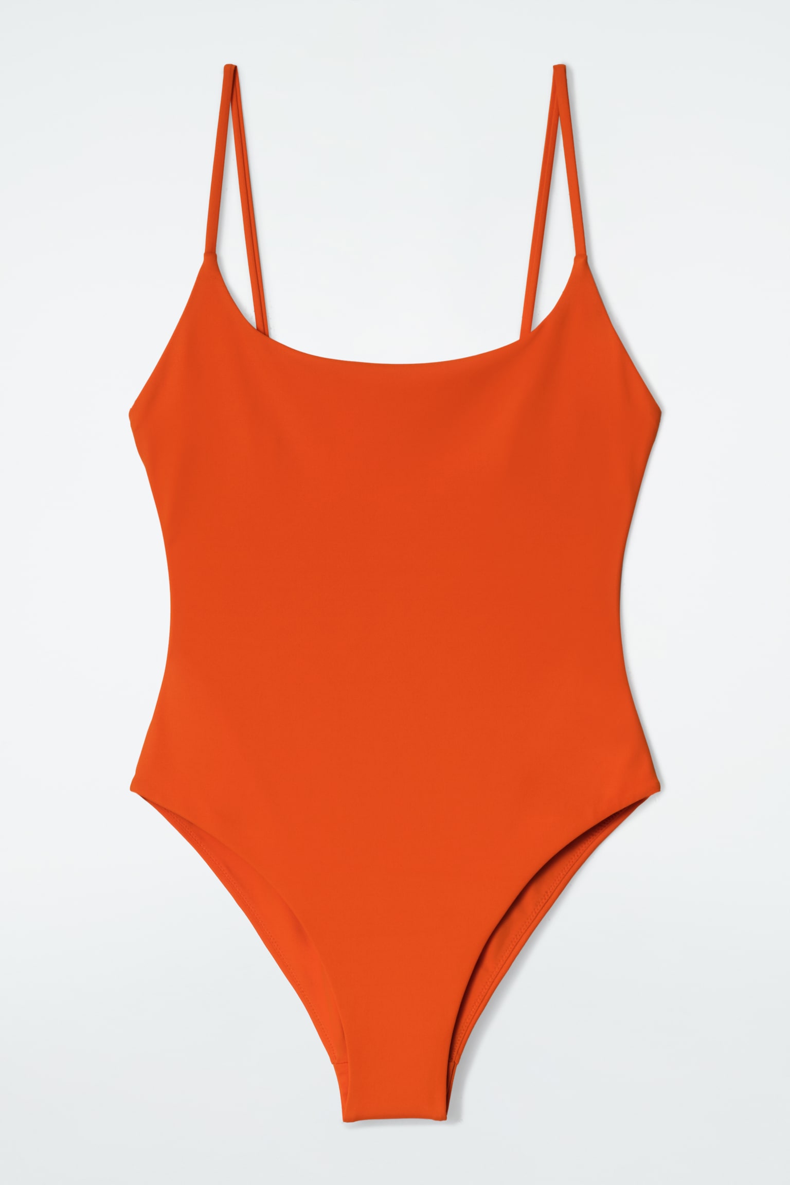 BAÑADOR DE CUELLO REDONDO - NARANJA/MARRÓN - 2