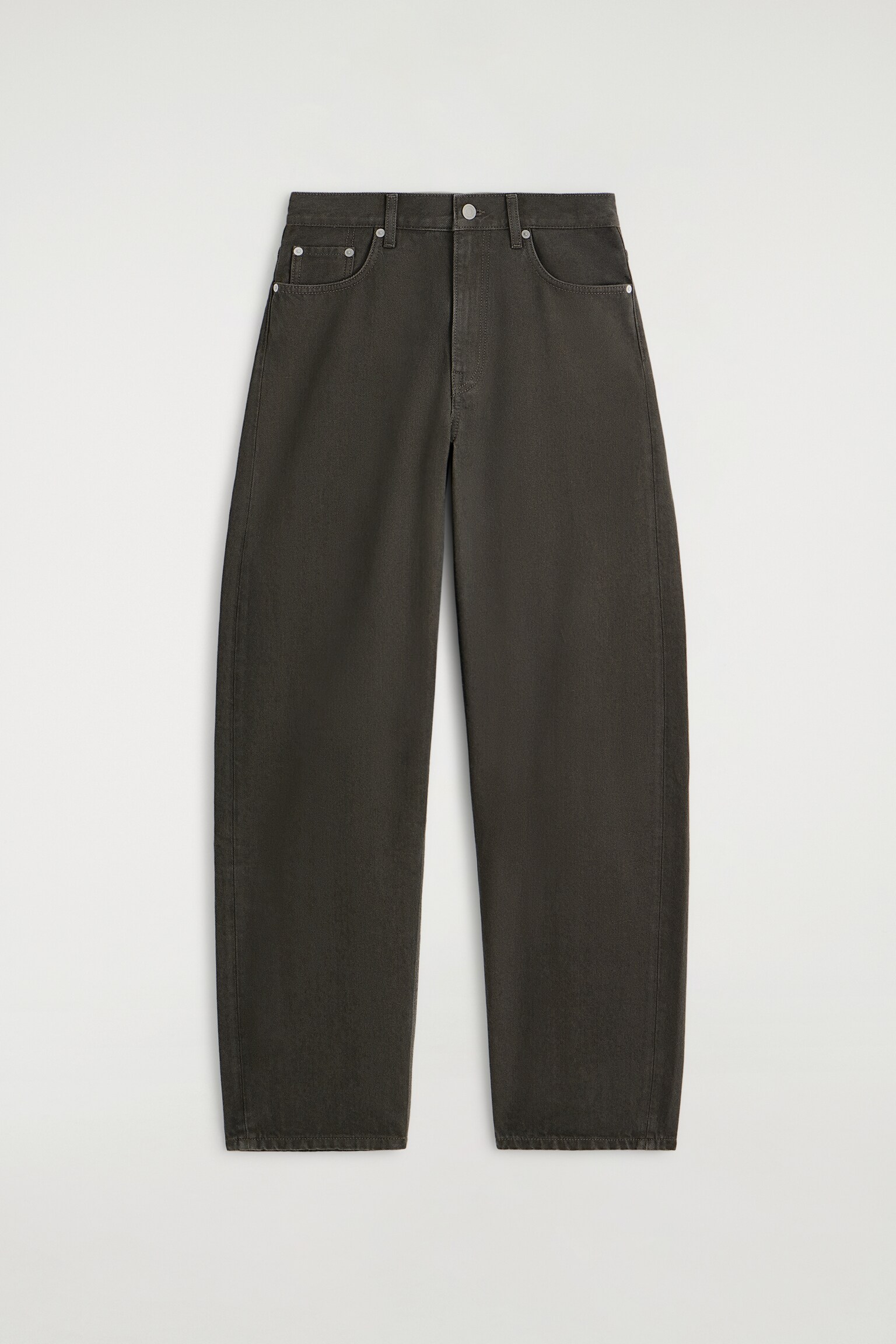 DŽÍNY BAY S ŠIROKÝMI NOHAVICEMI - KHAKI BROWN/Tmavě modrá/SVĚTLE RŮŽOVÁ - 4