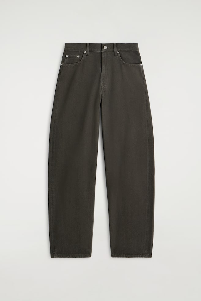 BAY BARREL-LEG JEANS - Kaki bruin/DONKERBLAUW/WIT/LICHTROZE/ZWART - 1
