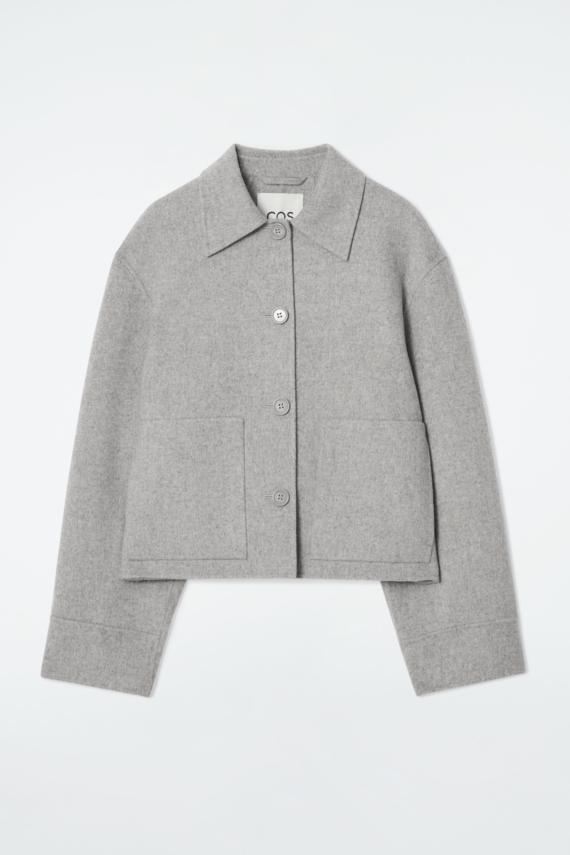 ジャケット・アウター COS BOXY DOUBLE-FACED WOOL JACKET COS Boxy Double-Faced Wool Jacket | endource