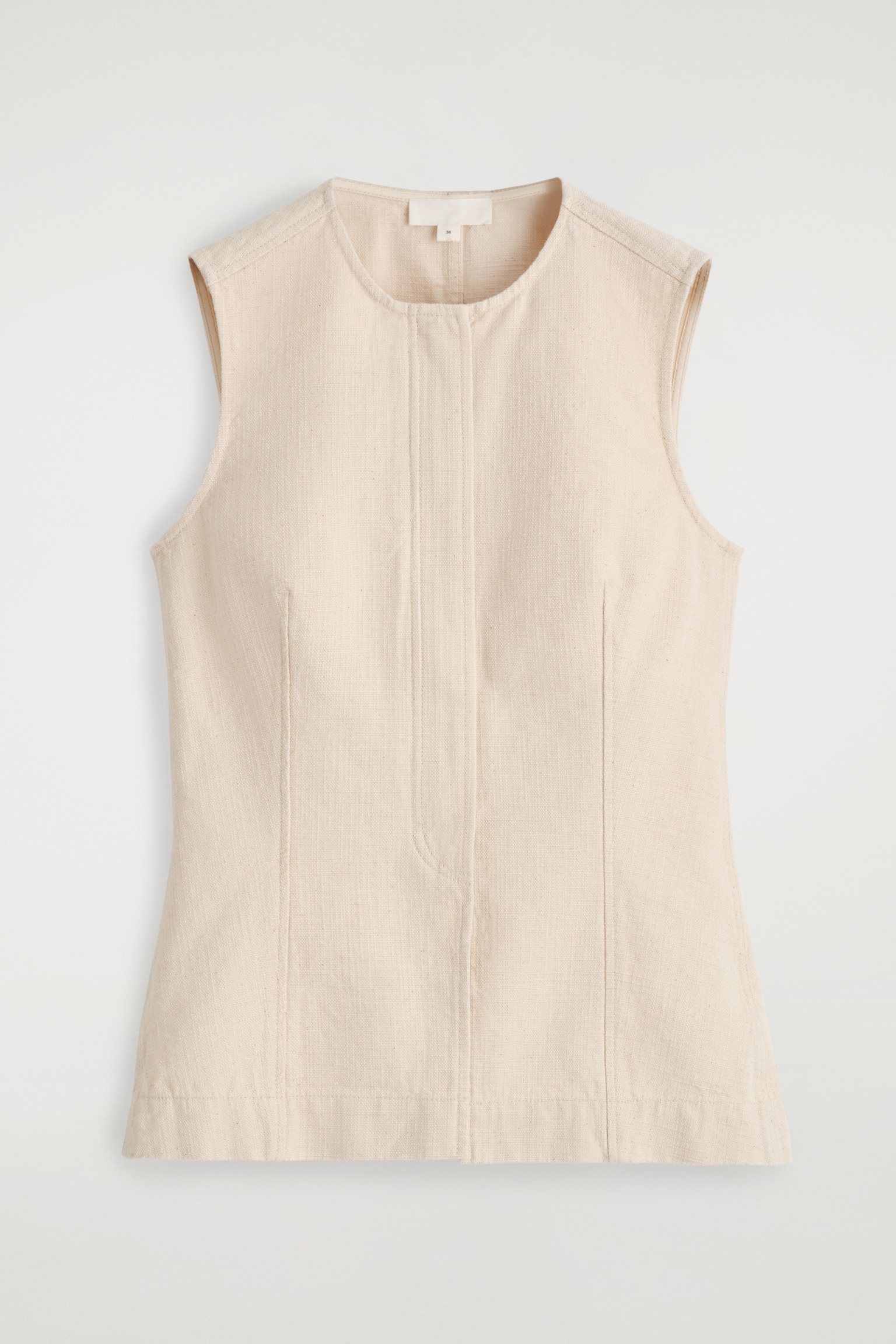 MOUWLOZE DENIM TOP - OFFWHITE - 2