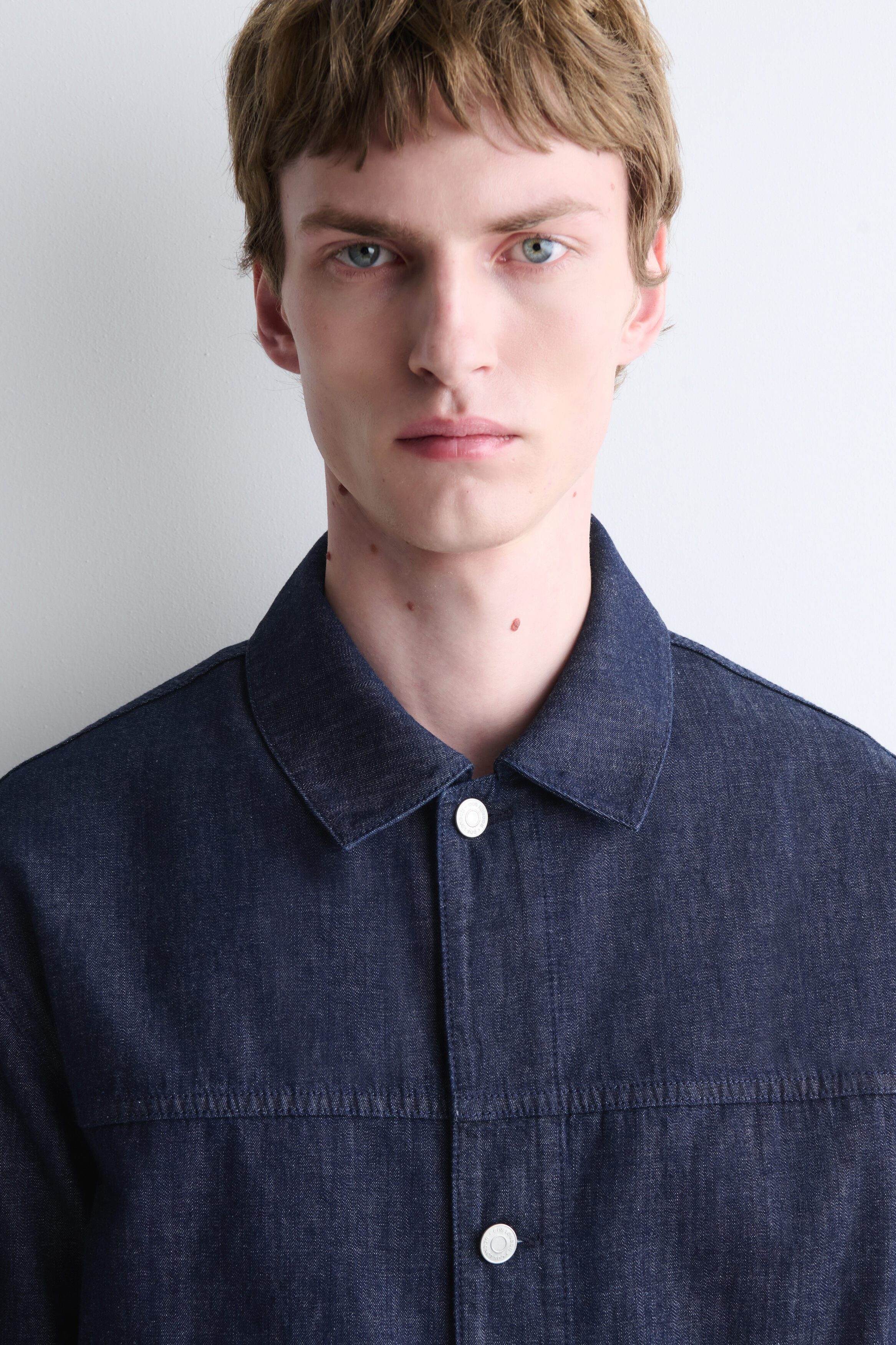 DENIM SHIRT JACKET - INDIGO | COS US