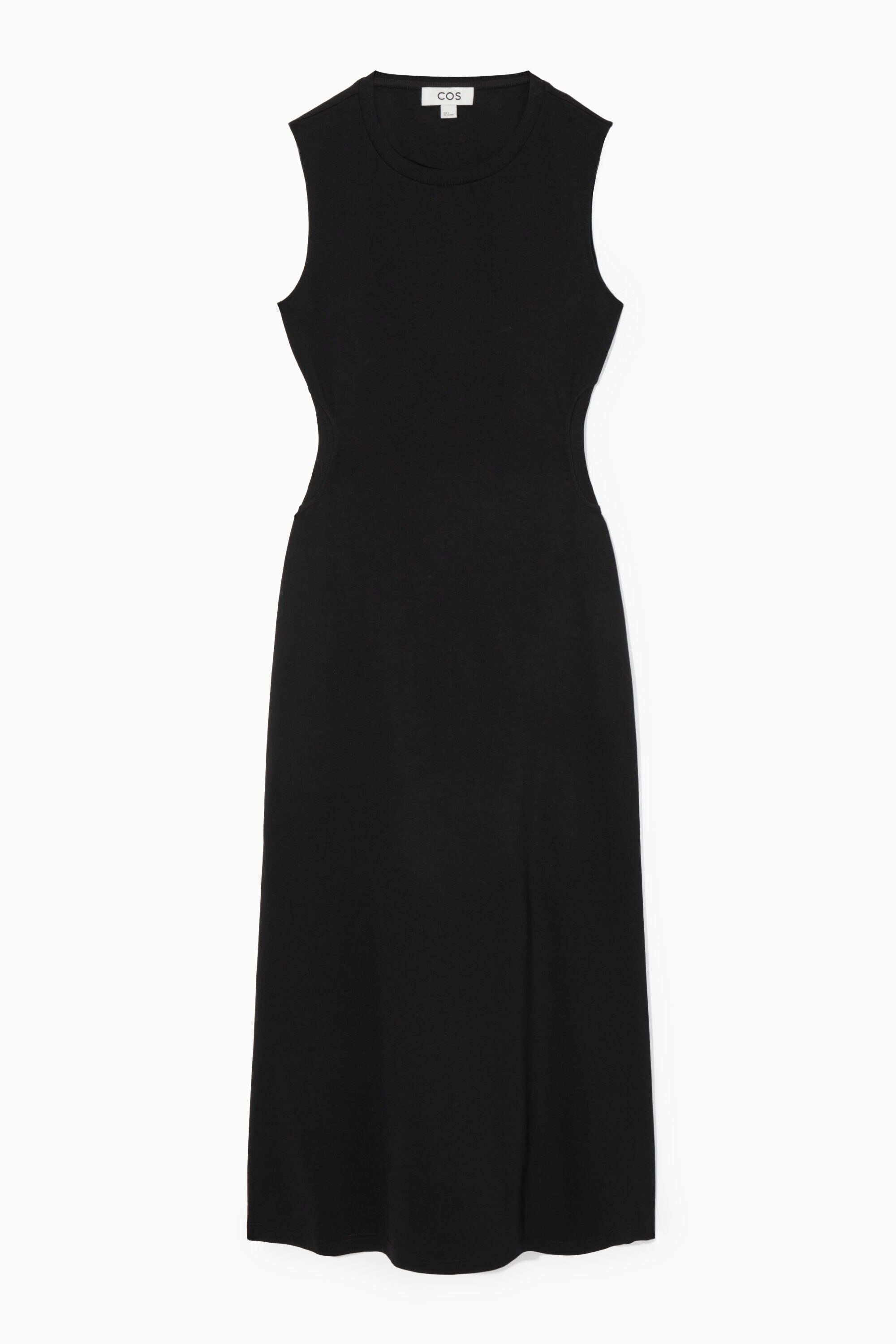 美品 完売品 SMOOTH OUT dress(BLACK) サイズ1 SLEEVELESS CUTOUT MAXI DRESS - BLACK | COS