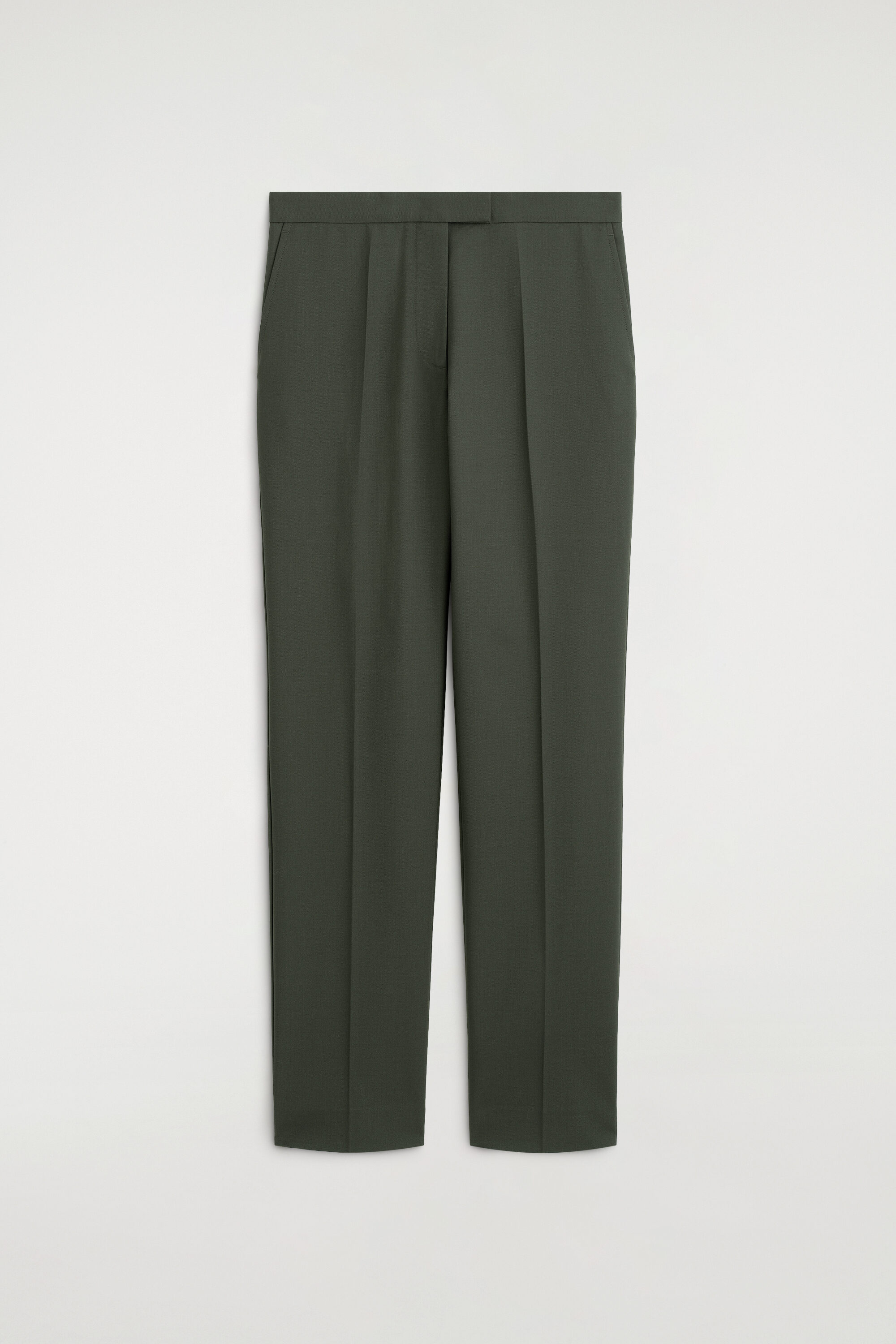 TAILORED TWILL FLARED PANTS - thumbnail 6
