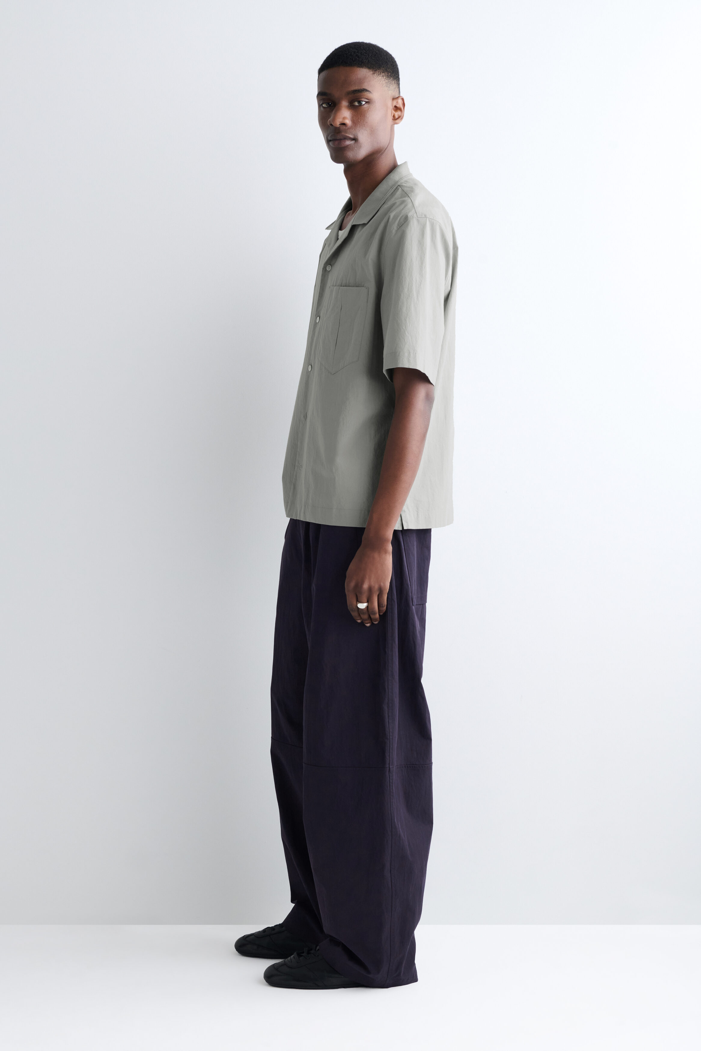 CAMP-COLLAR COTTON SHIRT - thumbnail 3