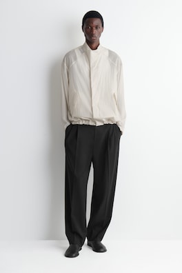 TECHNICAL SHEER-NYLON SPORTS JACKET — ECRU 1