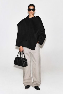SCARF JACKET — BLACK 1