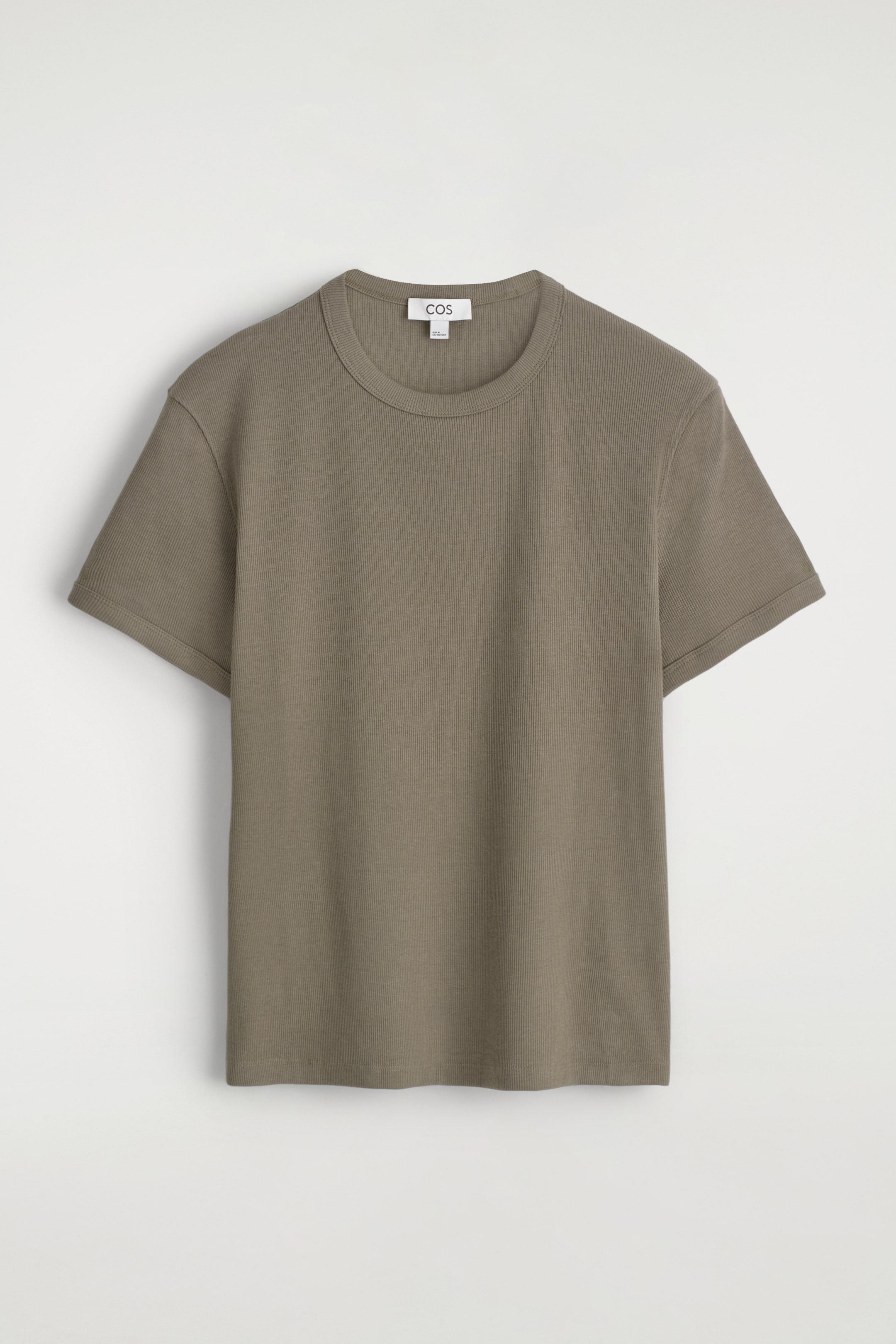 Zobacz większy obraz: BAWEŁNIANY T-SHIRT O DOPASOWANYM KROJU - KHAKI - ON | H&M PL 6