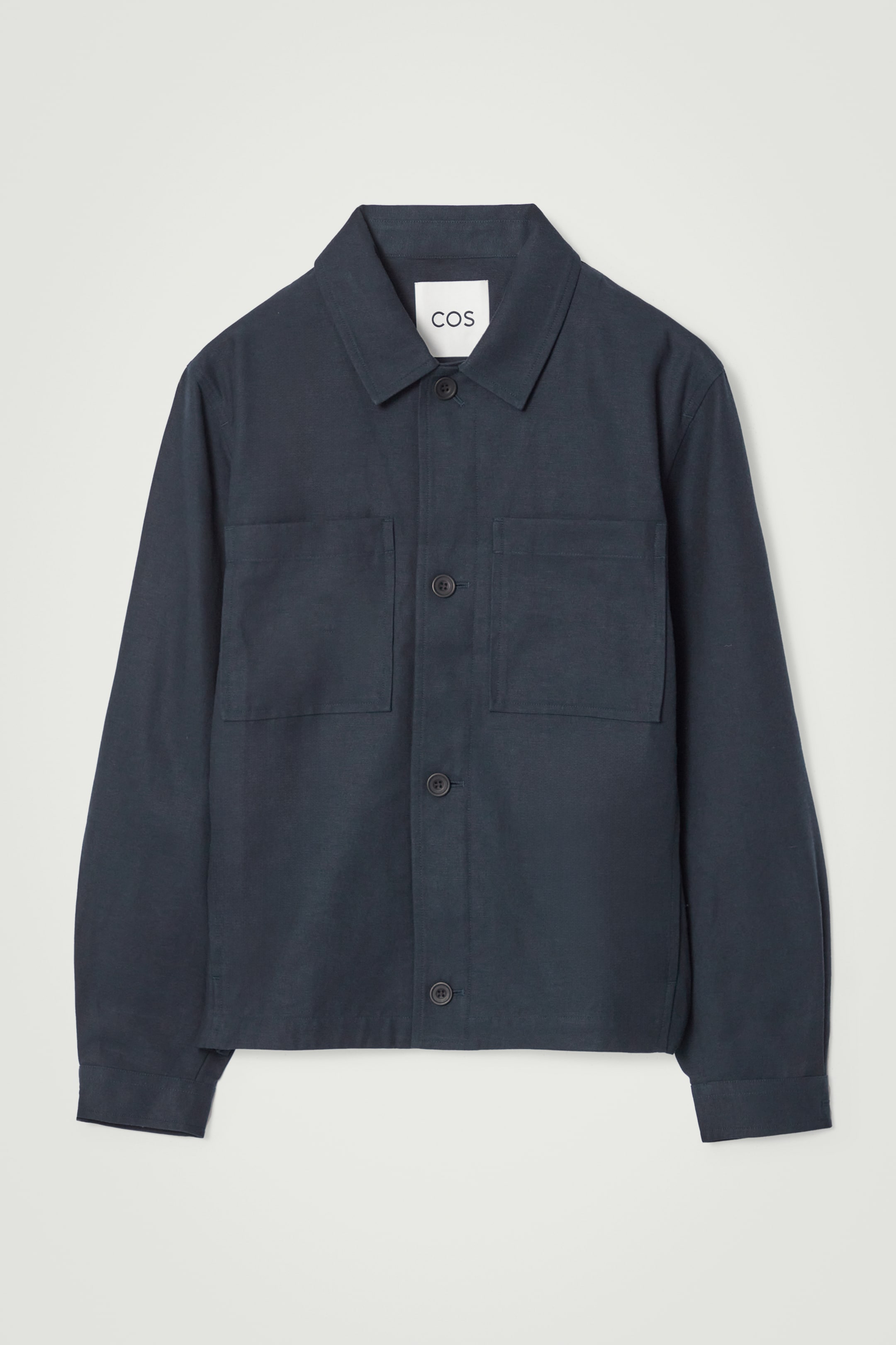 View larger image: RELAXED UTILITY OVERSHIRT - NAVY - Men | H&M GB 1