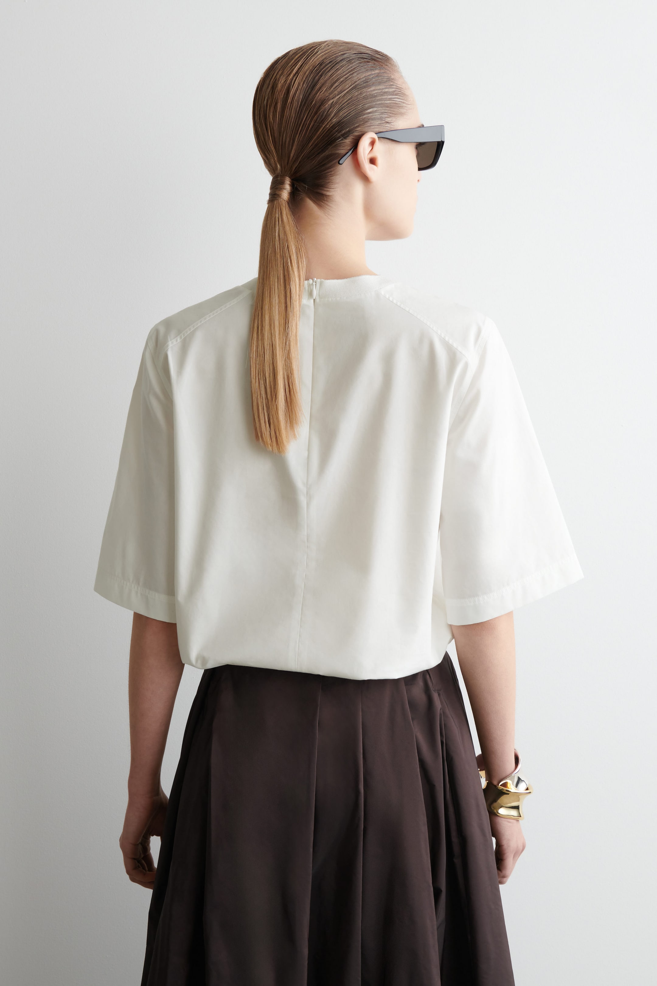 WOVEN COTTON TOP