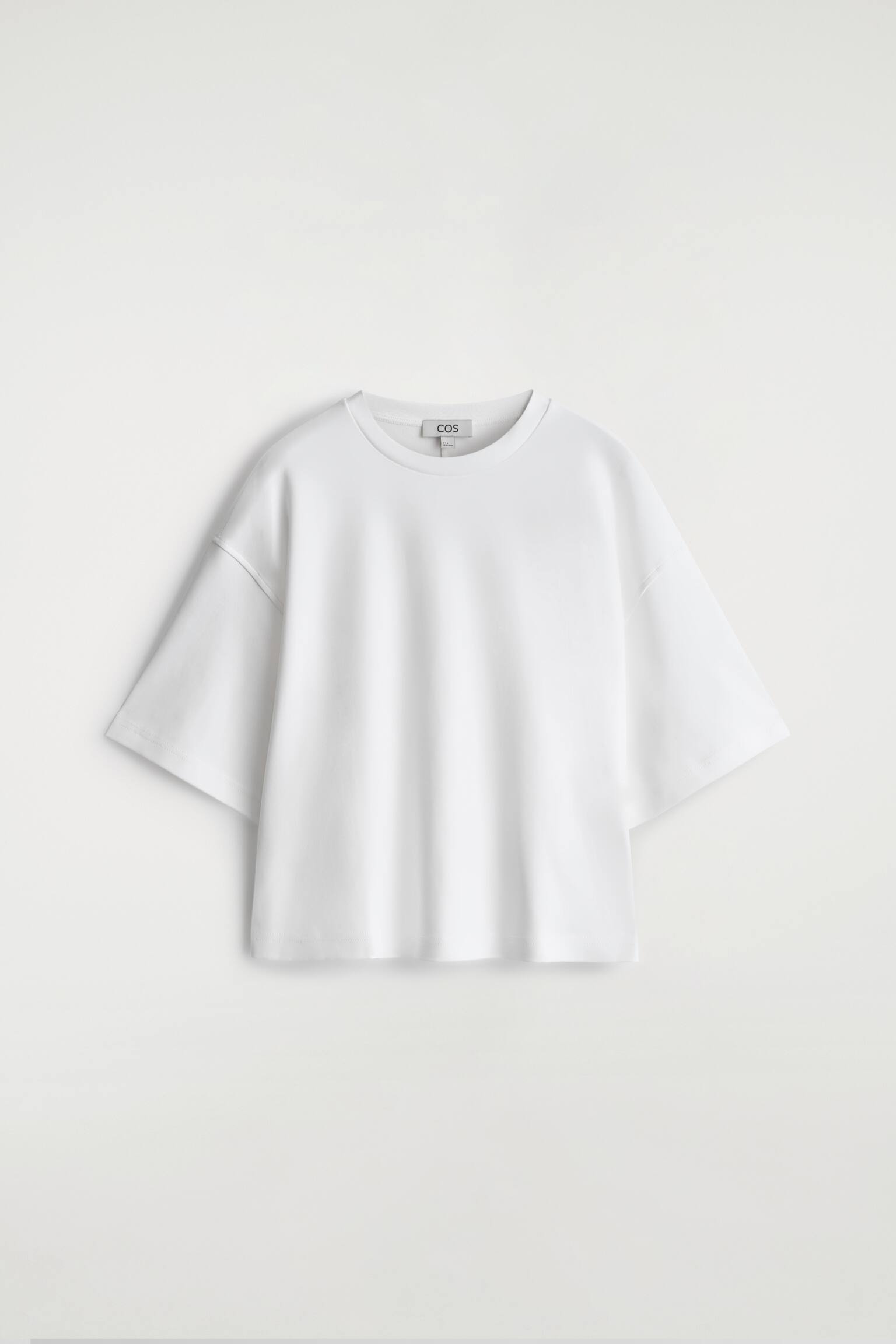 T-SHIRT OVERSIZE IN COTONE DAL TAGLIO BOXY - BIANCO/NERO/MARRONE SCURO/GIALLO BURRO - 2