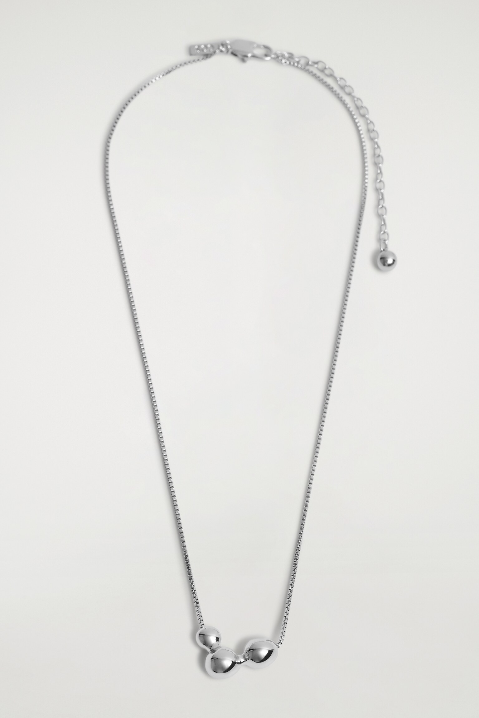 BUBBLE PENDANT NECKLACE - SILVER/GOLD - 2