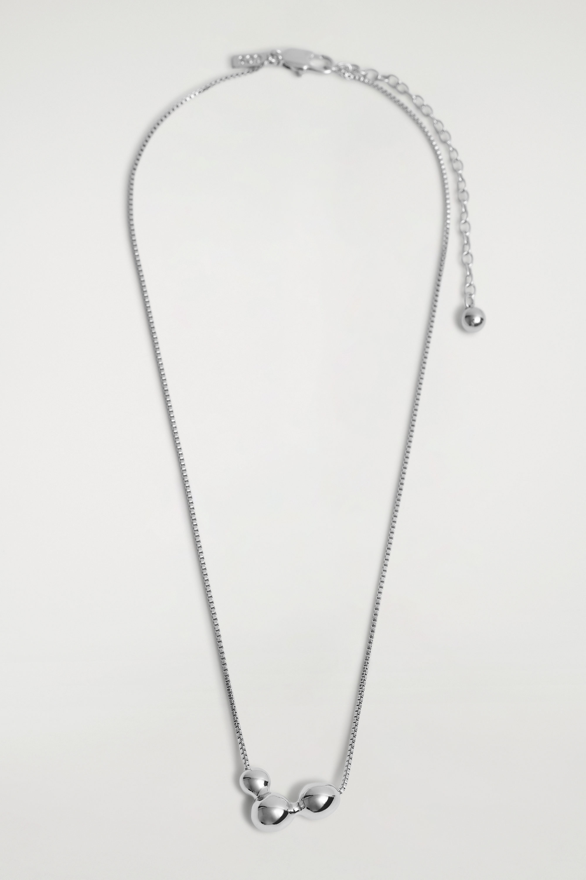BUBBLE PENDANT NECKLACE - SILVER | COS