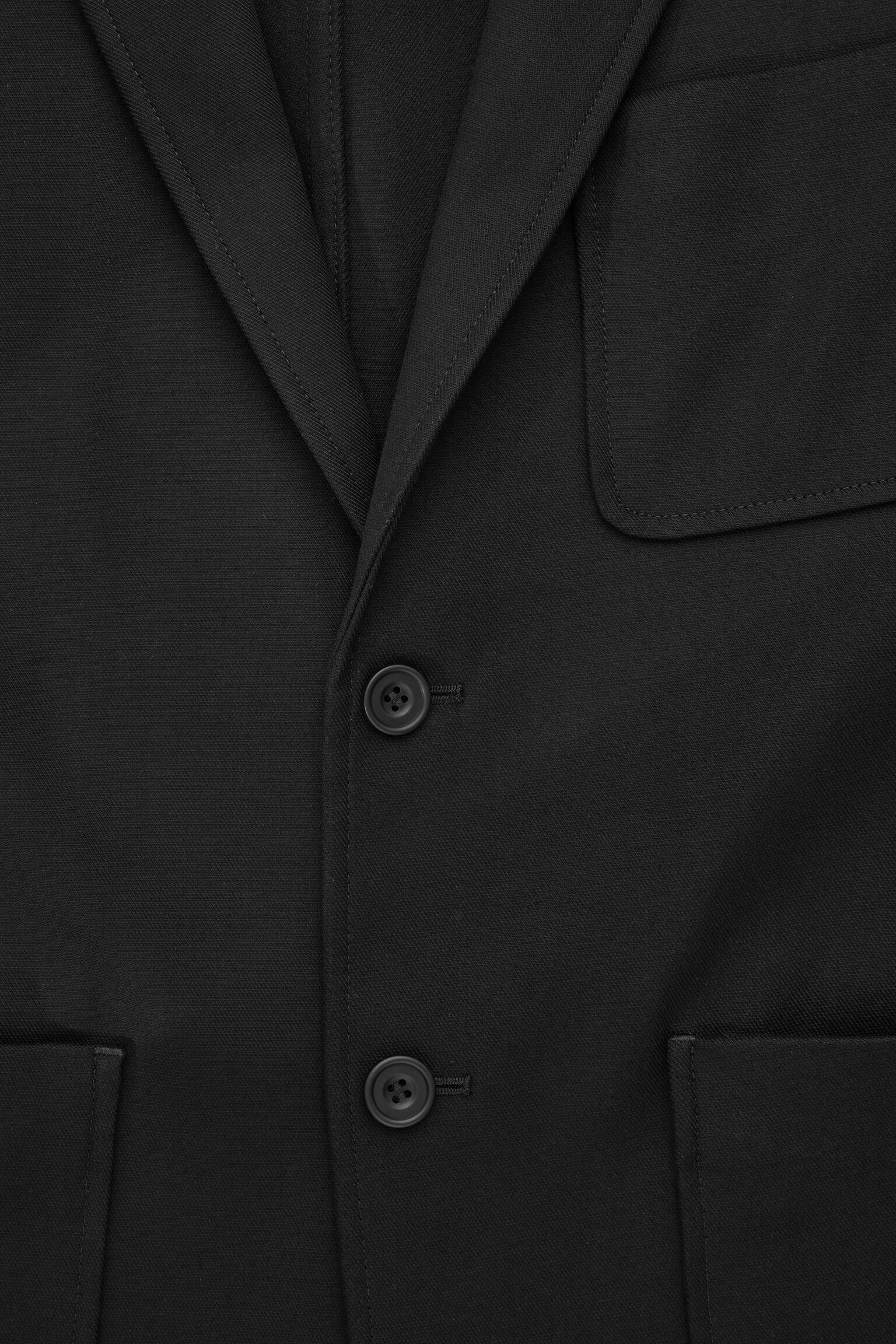 BLAZER REGULAR SERGÉ - NOIR - 2