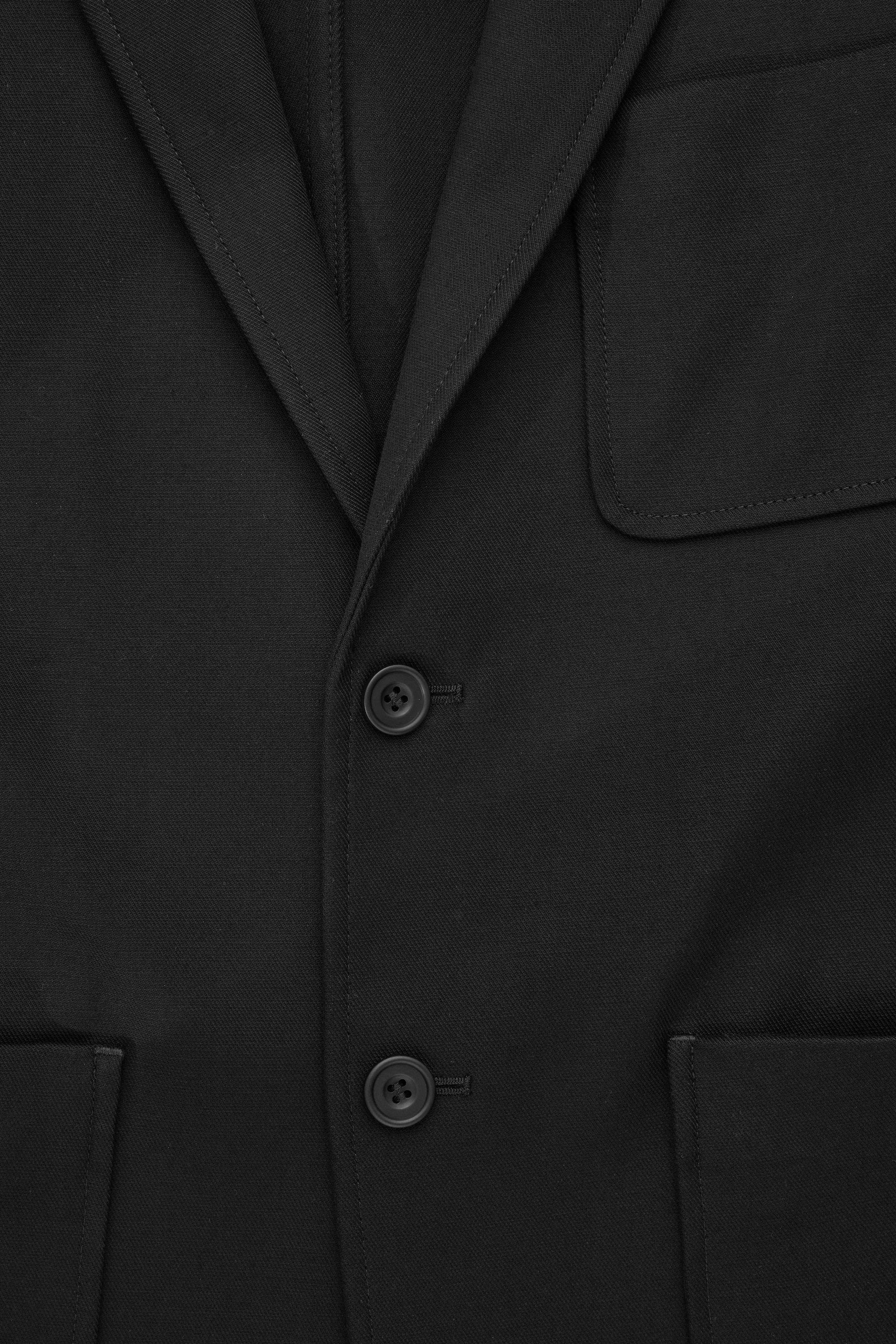 View larger image: REGULAR-FIT TWILL BLAZER - BLACK - Men | H&M GB 2