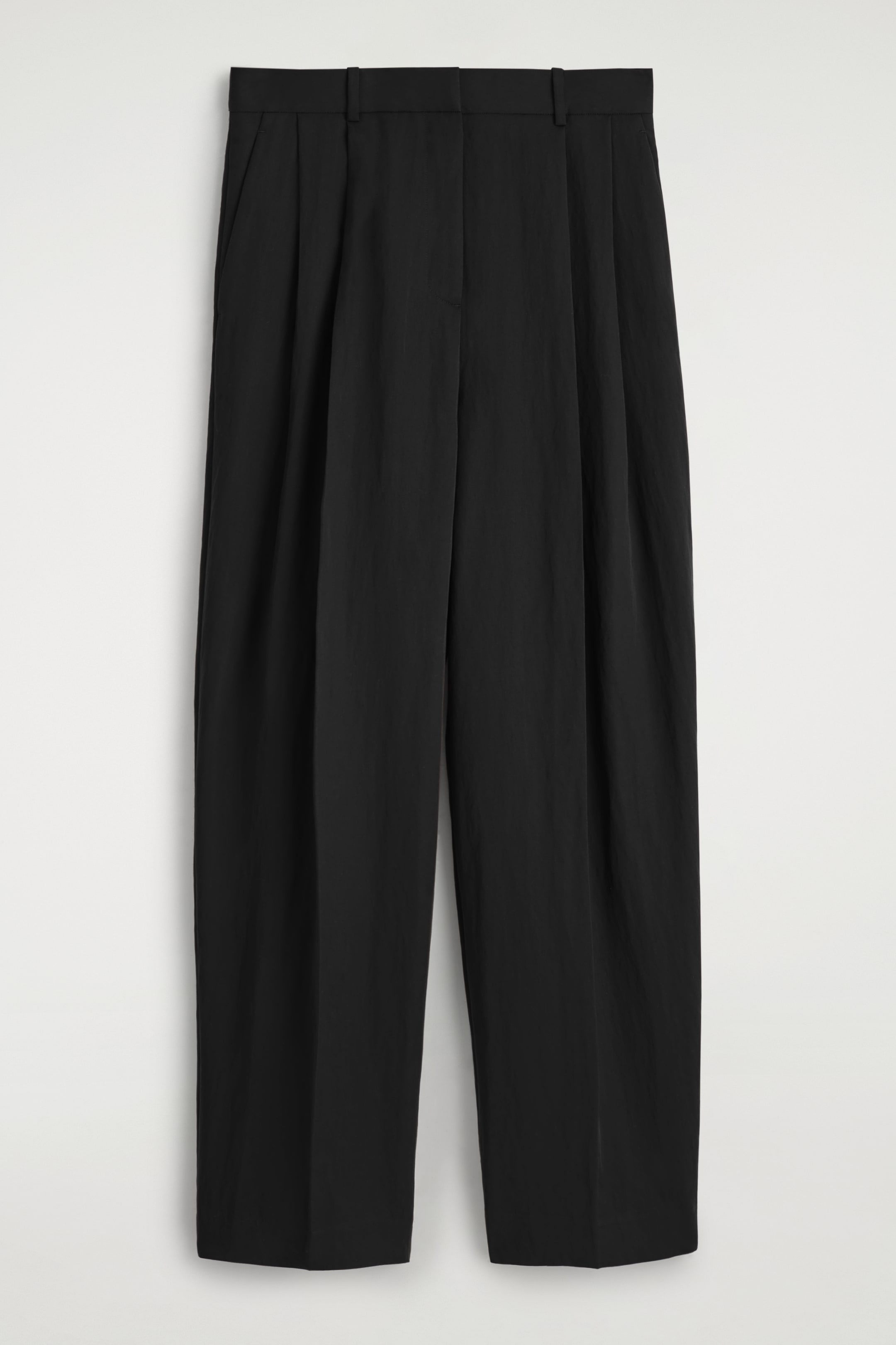 Visa större bild: LEDIGA BYXOR MED DRAPERADE BEN - SVART - DAM | H&M SE 5