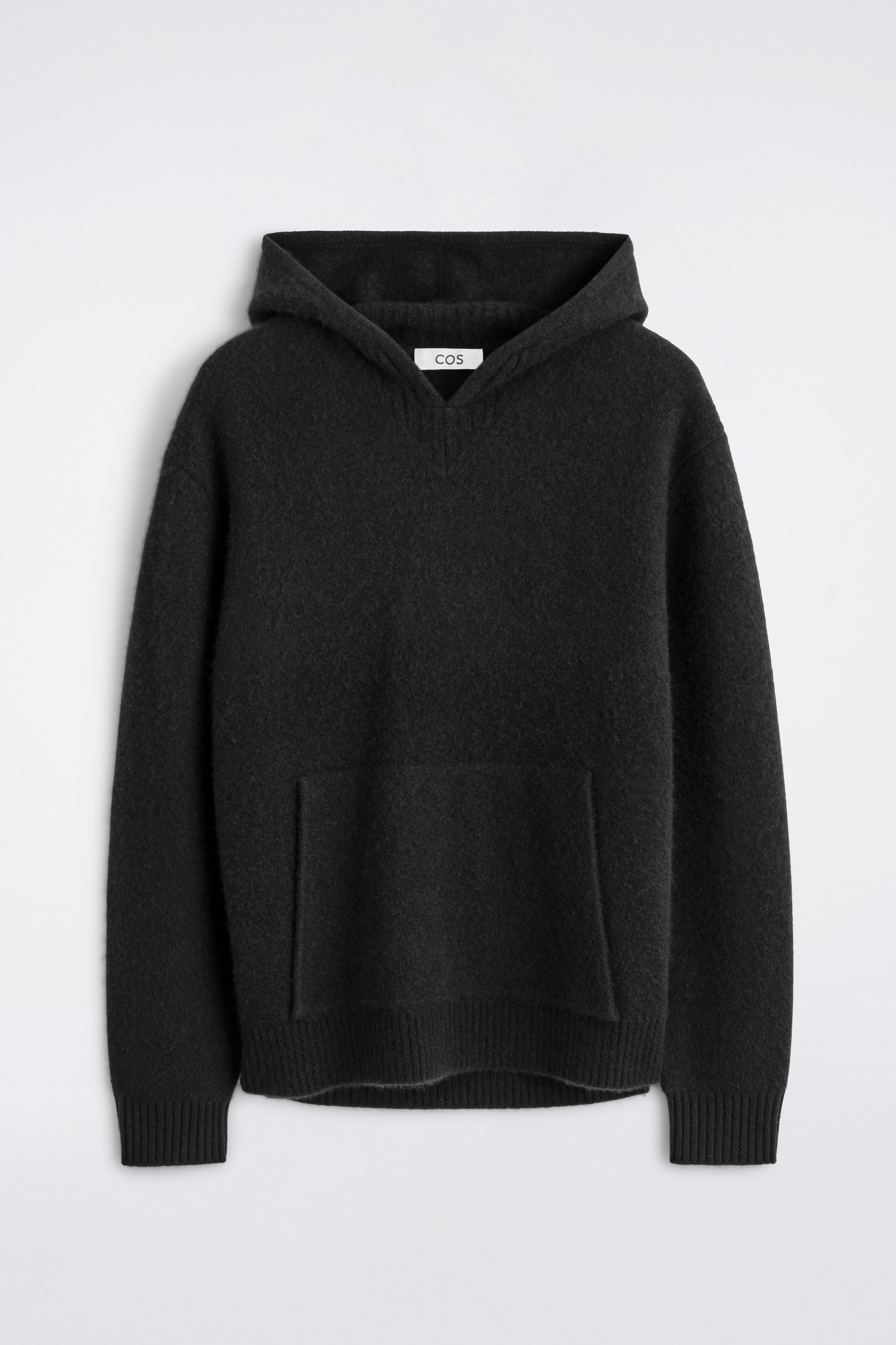 SWEAT À CAPUCHE EN CACHEMIRE BOUILLI