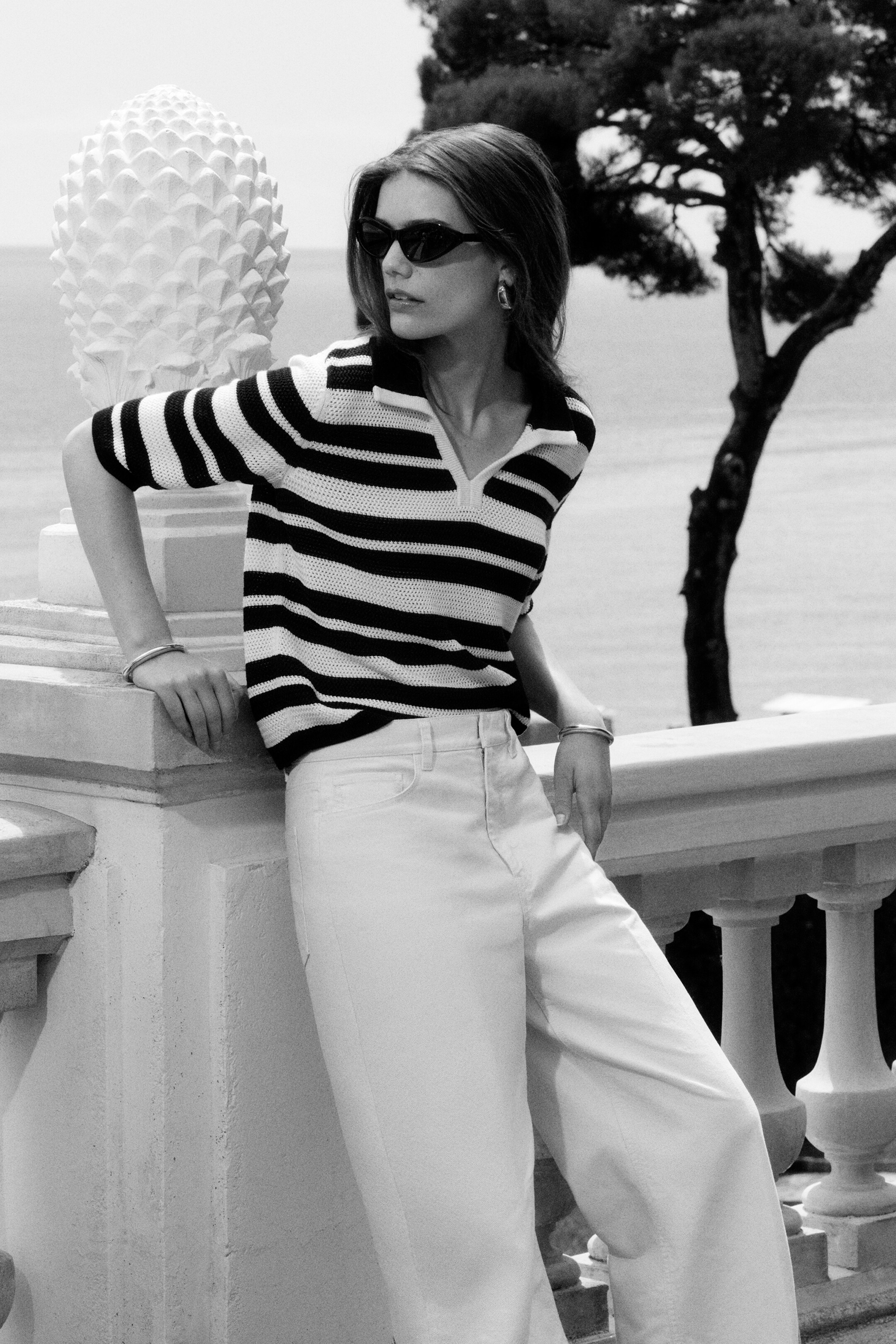 Größeres Bild anzeigen: HOSE AUS BAUMWOLL-CANVAS MIT GERADEM BEIN - KREIDEWEISS - Ladies | H&M AT 6