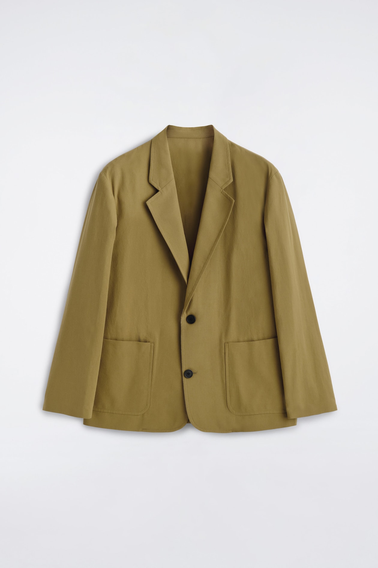 UNSTRUCTURED COTTON BLAZER