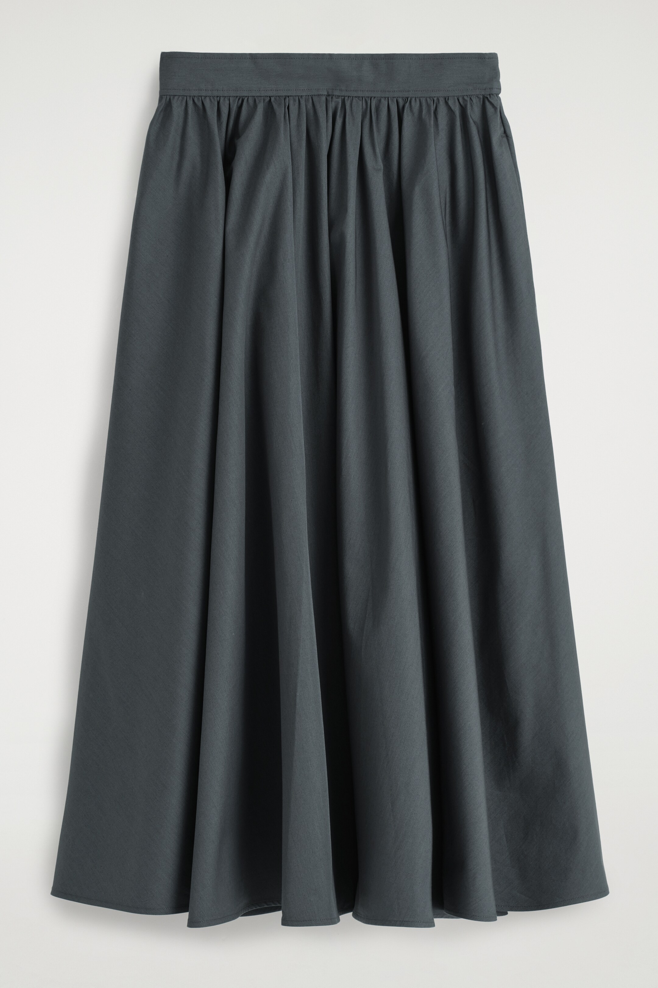 Visualizza immagine più grande: GONNA MIDI A TRAPEZIO CON ARRICCIATURA - ANTRACITE - DONNA | H&M IT 5