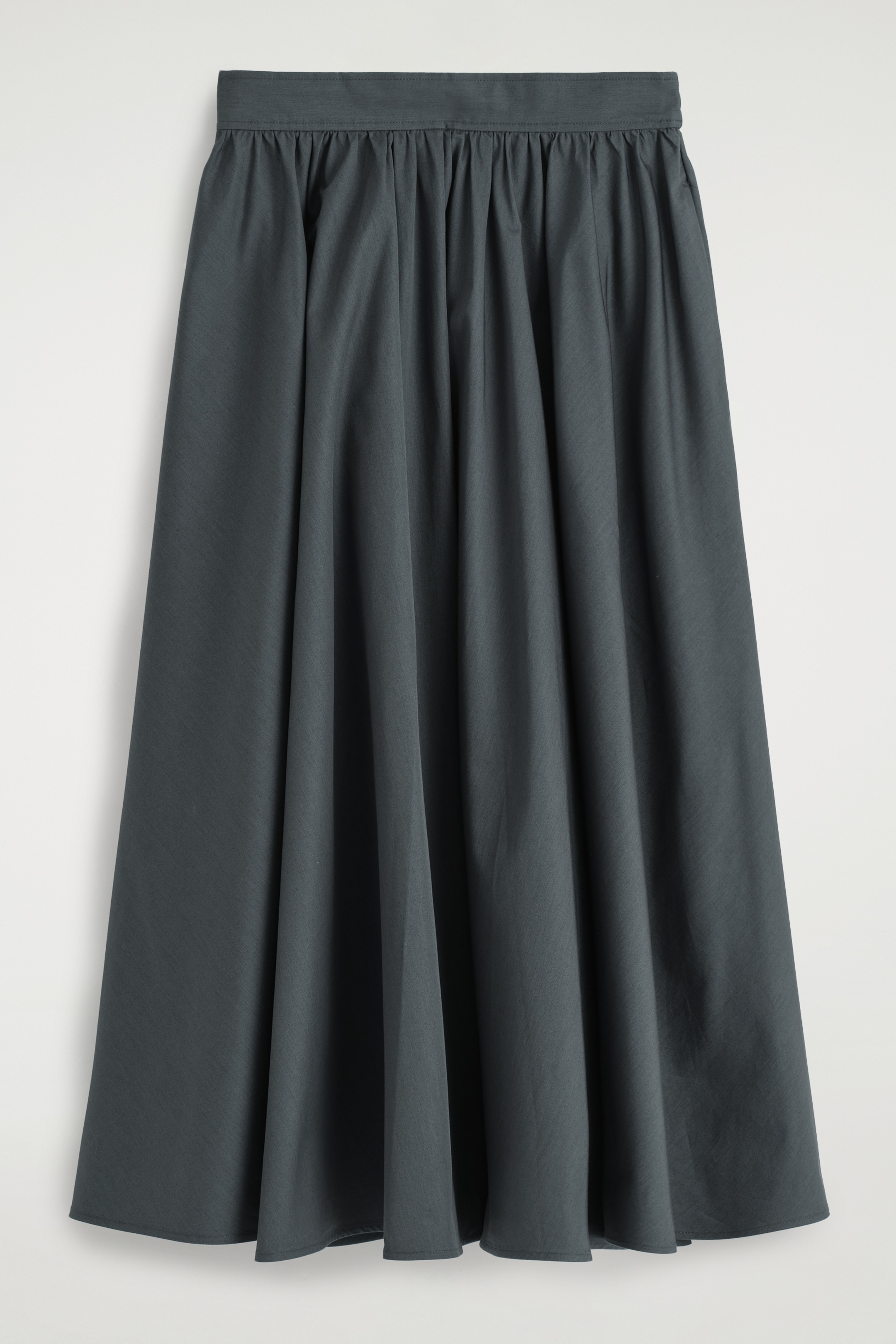 Grotere afbeelding bekijken: GEPLOOIDE A-LIJN MIDI ROK - Steenkool - DAMES | H&M NL 5