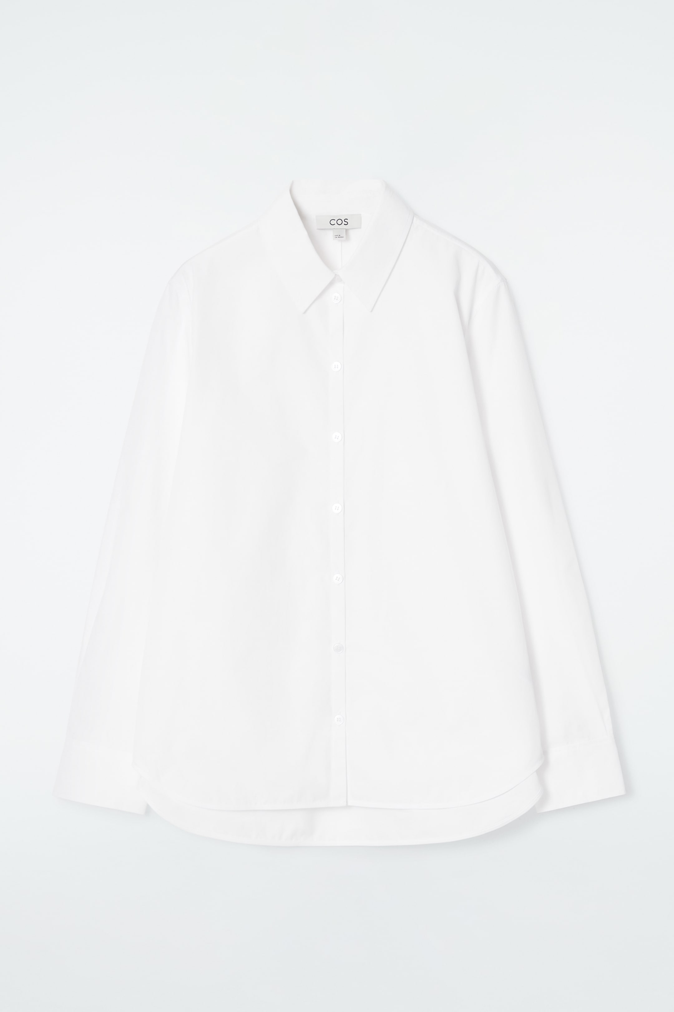 View larger image: REGULAR CURVED-HEM SHIRT - WHITE - Ladies | H&M GB 1