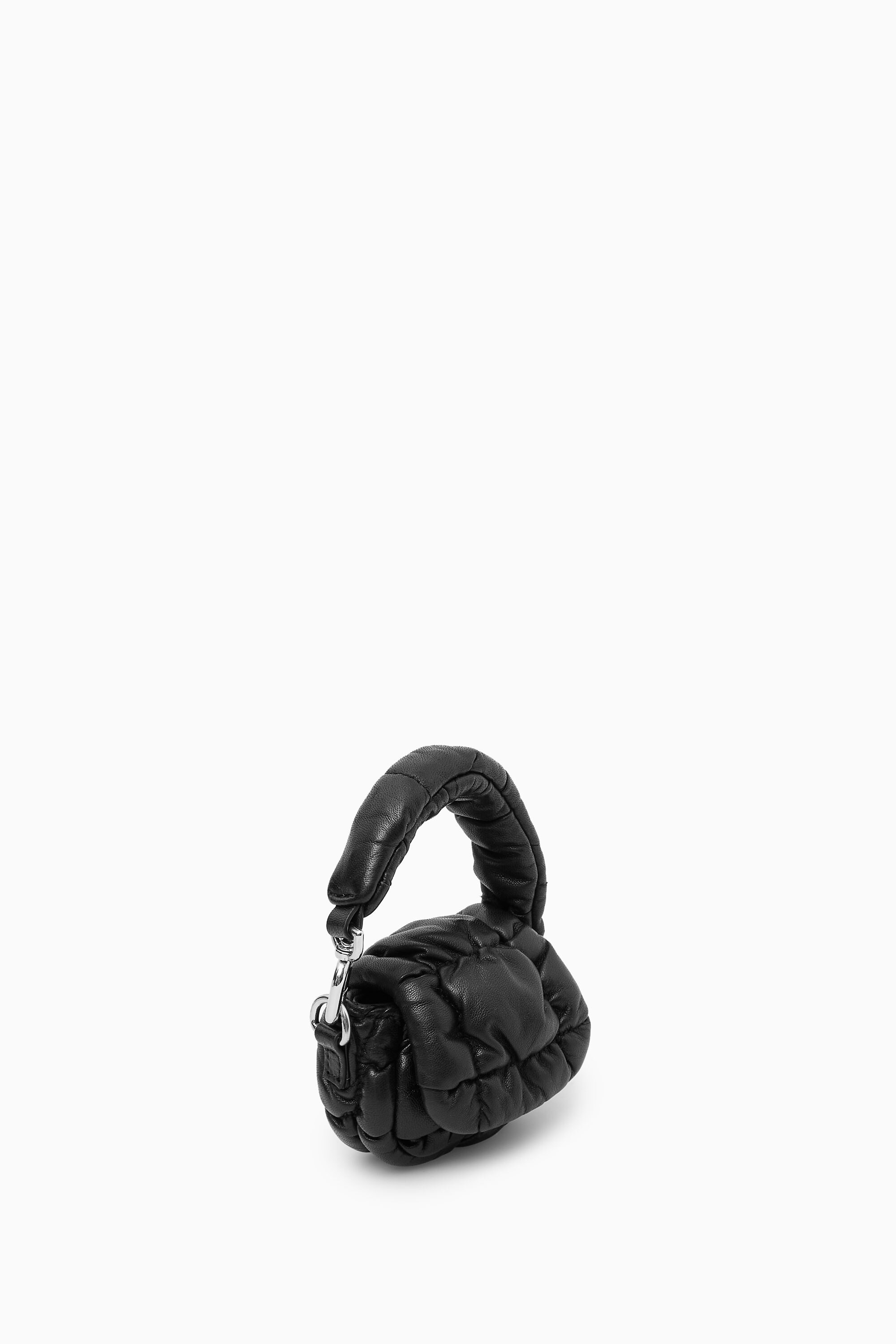 QUILTED NANO BAG - LEATHER - BLACK | COS