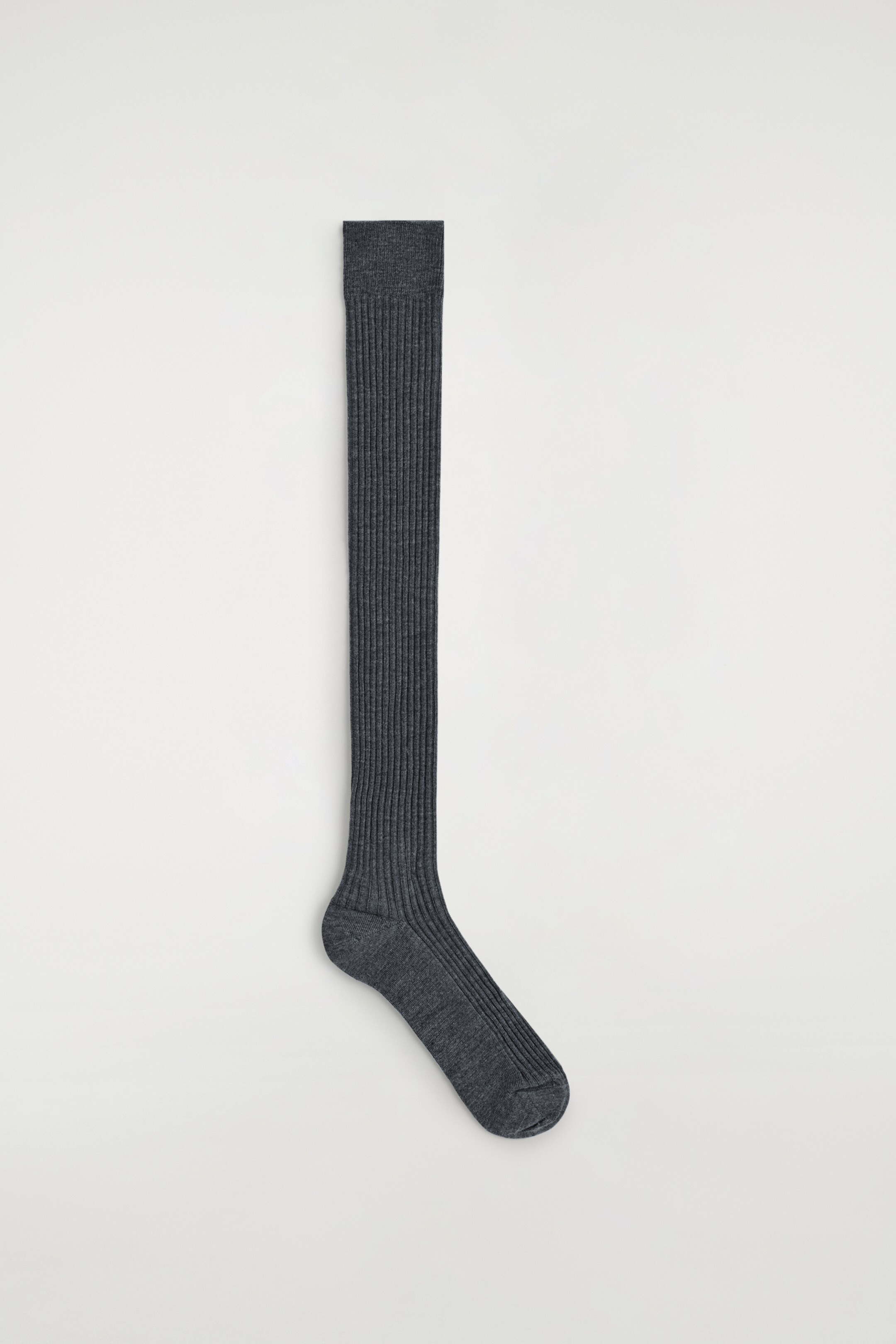 Visualizza immagine più grande: LONG WOOL BOOT SOCKS - ANTRACITE MÉLANGE - DONNA | H&M IT 2