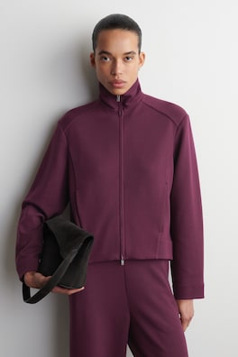 SCUBA TRACK JACKET — BORDEAUX 1
