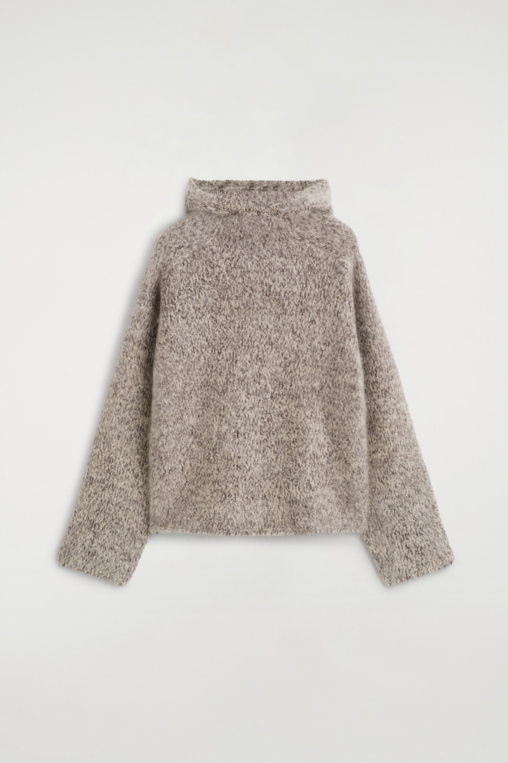 CHUNKY BRUSHED-CASHMERE HOODIE