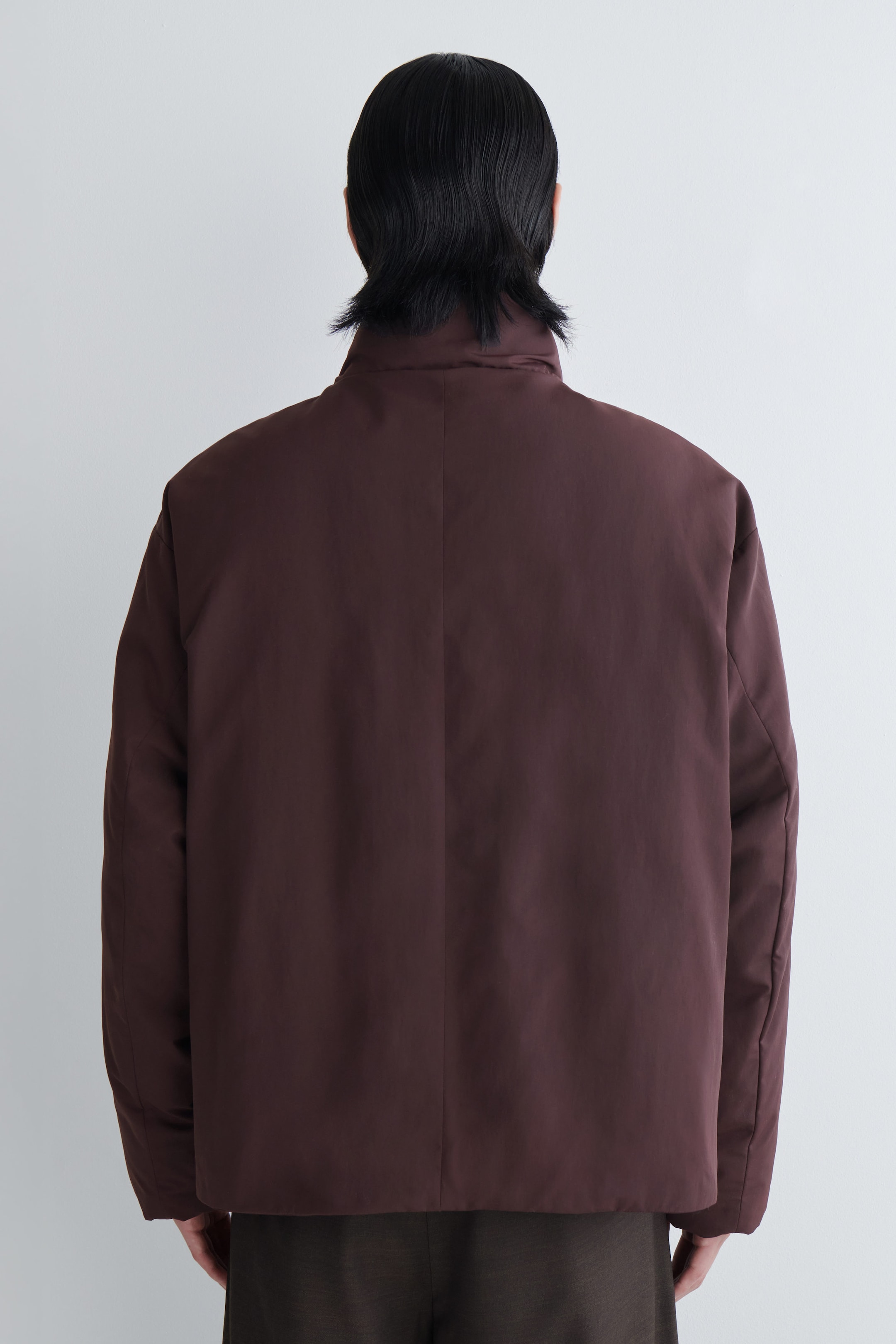 PADDED FUNNEL-NECK DOWN JACKET
