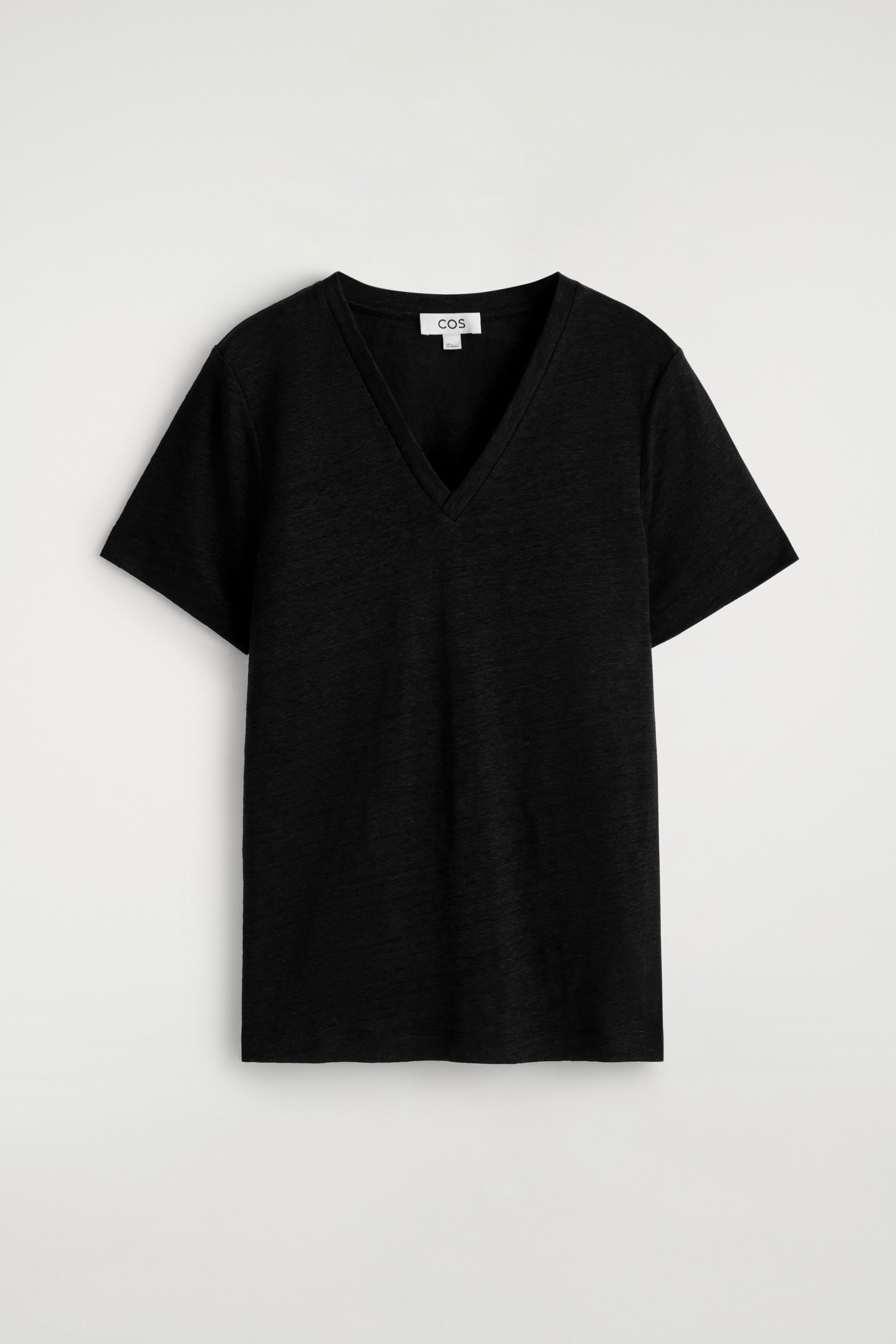 FIL NOIR カットソー Vネック 半袖 黒 XS *A424 綿100％無地Vネック半袖Tシャツ 通販【ニッセン】