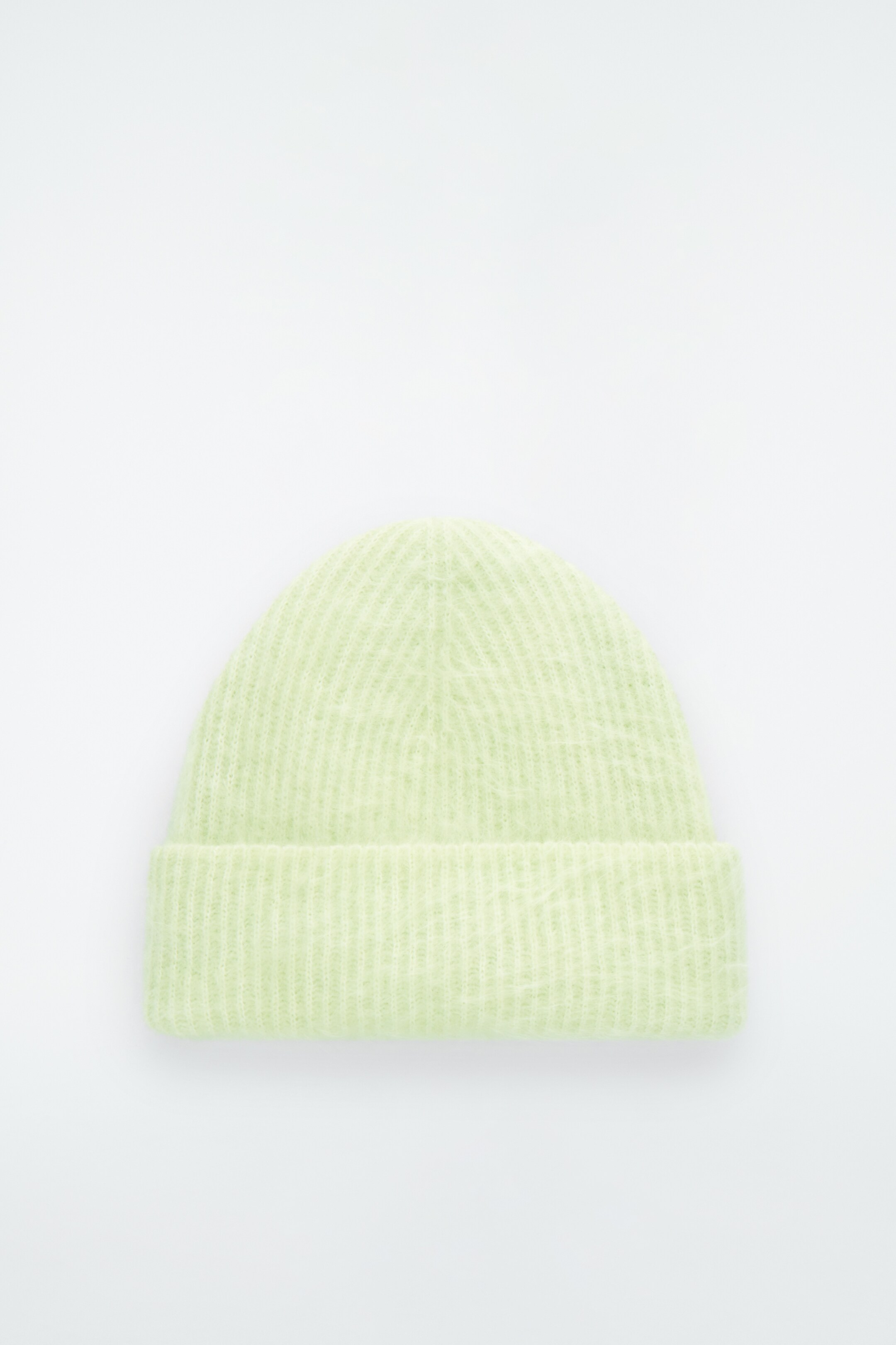 Ver imagem maior: GORRO DE MOHAIR CANELADO - VERDE CLARO - SENHORA | H&M PT 3