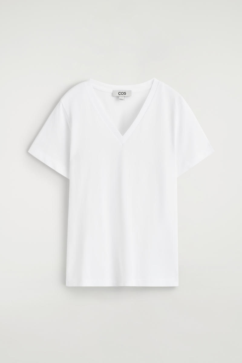 Cotton V-Neck T-Shirt