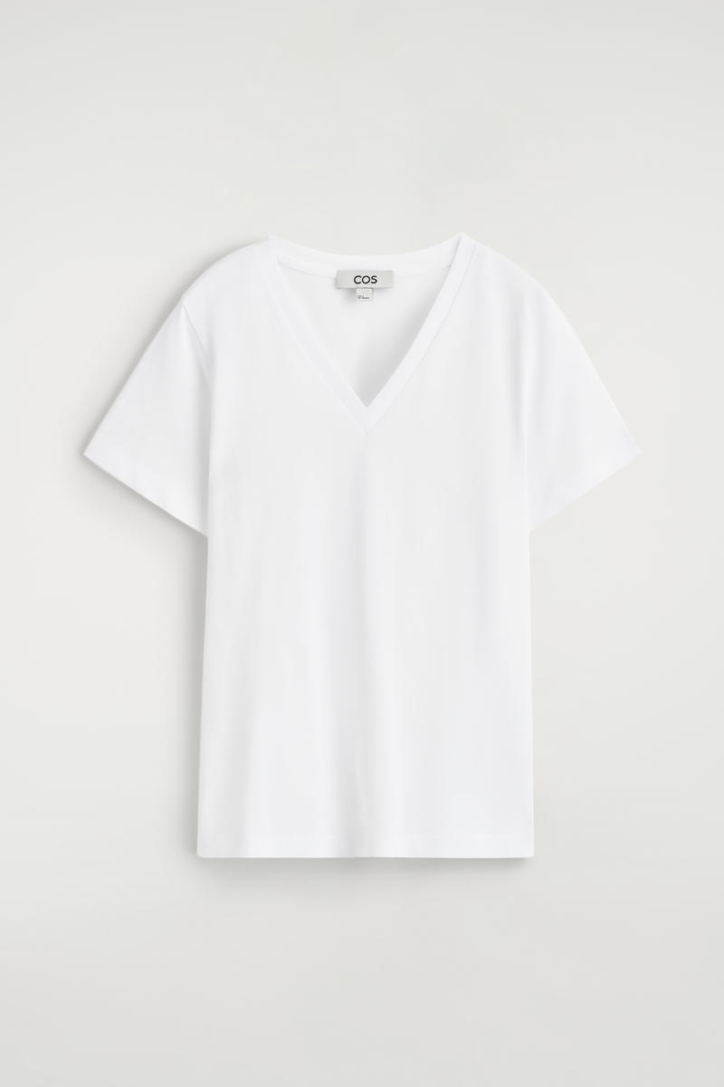 Cotton V-Neck T-Shirt