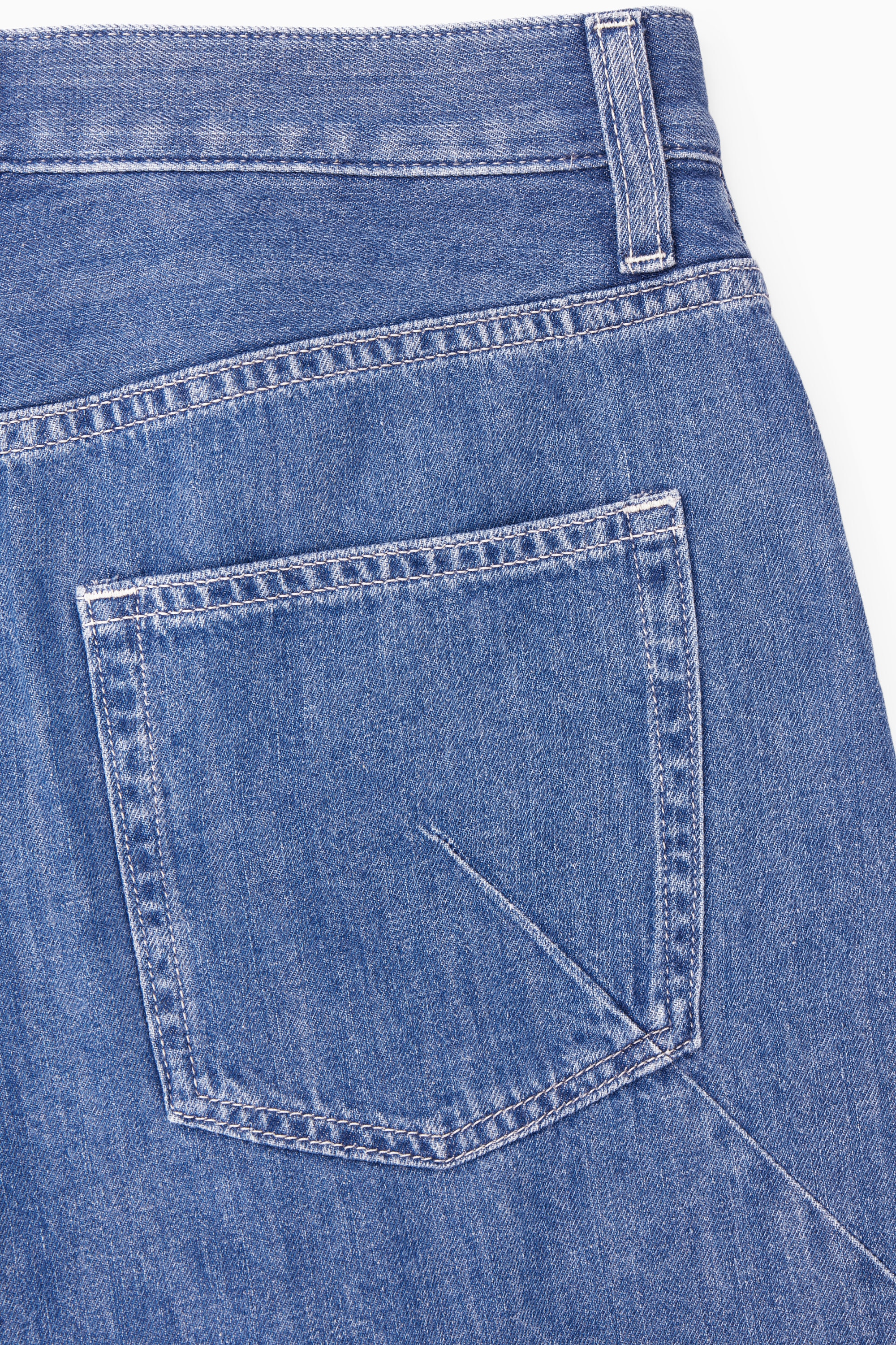 WIDE-LEG HIGH-RISE JEANS - LIGHT BLUE | COS