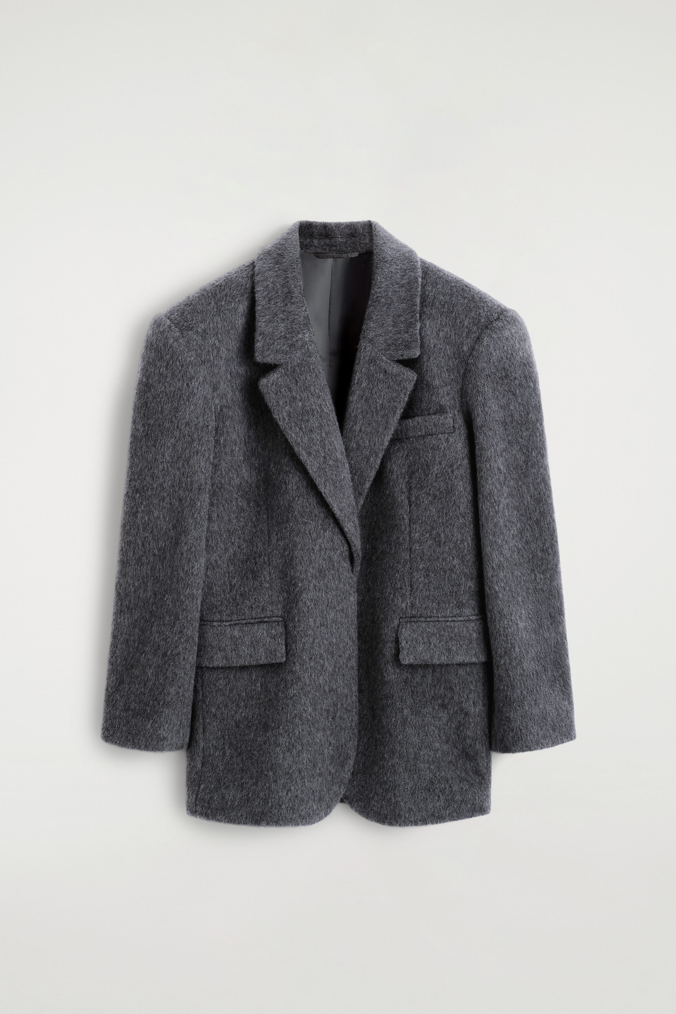 BRUSHED-WOOL BLAZER
