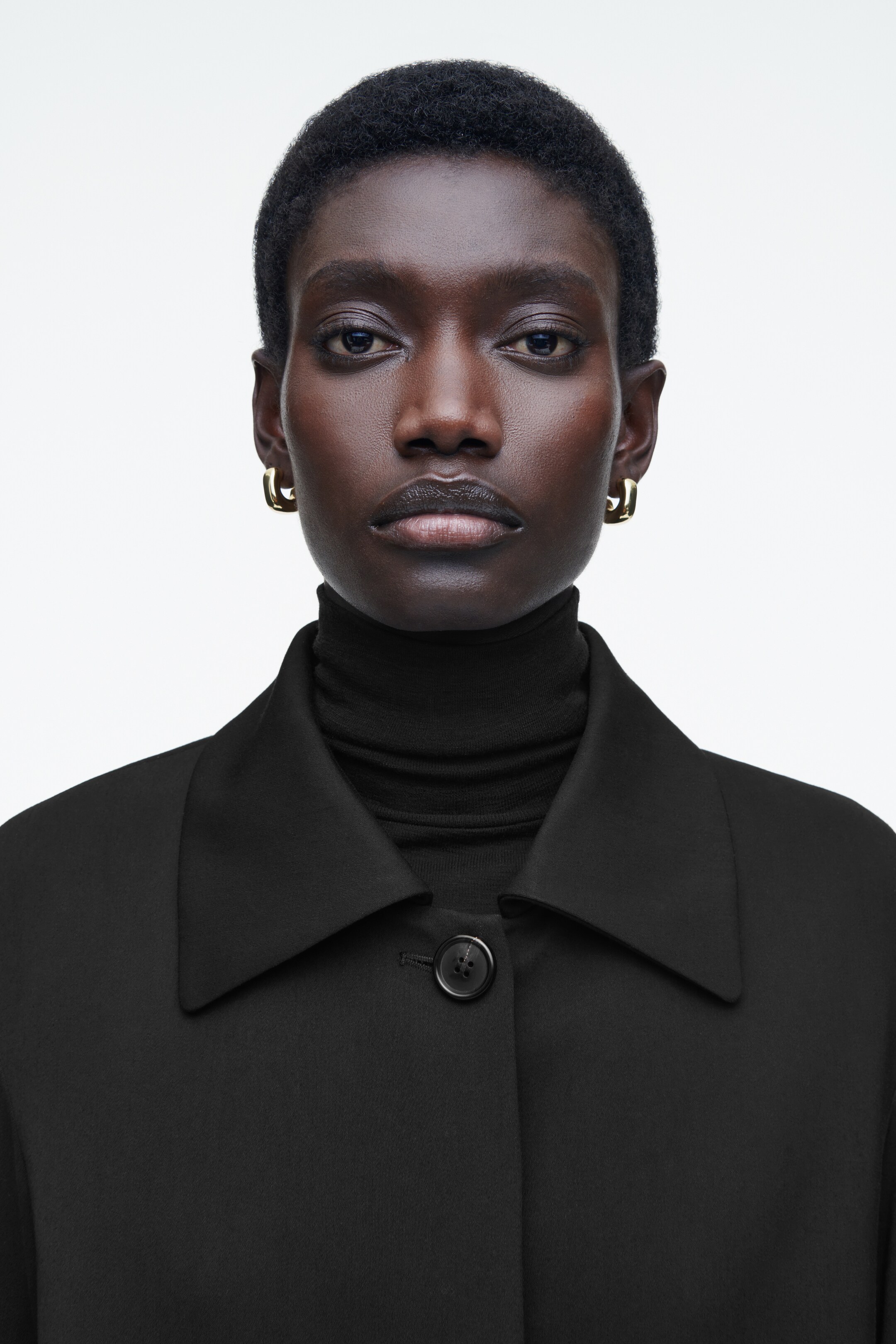Agrandir l'image: MANTEAU À BOUTONNAGE SIMPLE - NOIR - FEMME | H&M CH 2