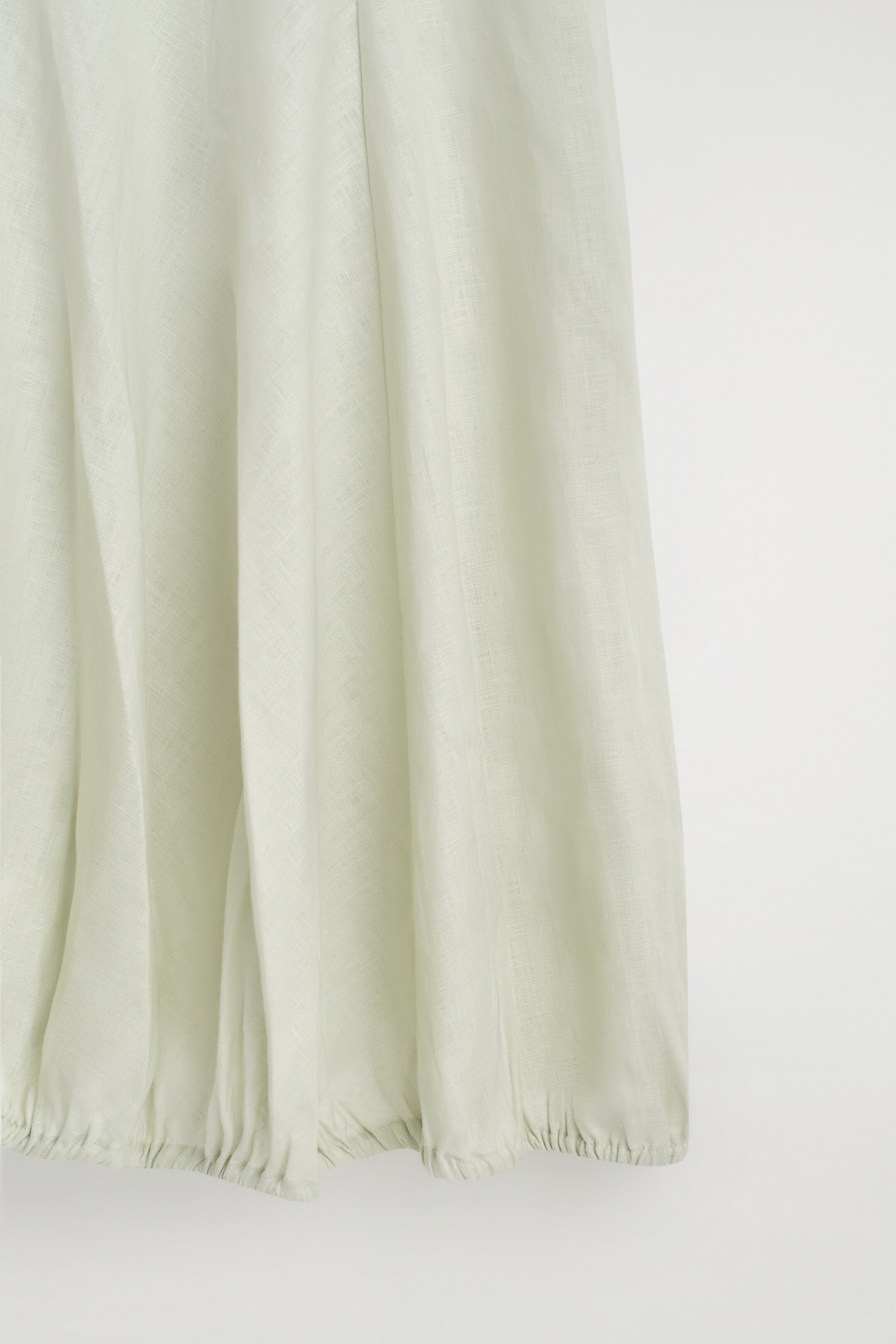 Grösseres Bild ansehen: MAXIKLEID AUS LEINEN MIT ELASTISCHEM SAUM - HELLGRÜN - DAMEN | H&M CH 7