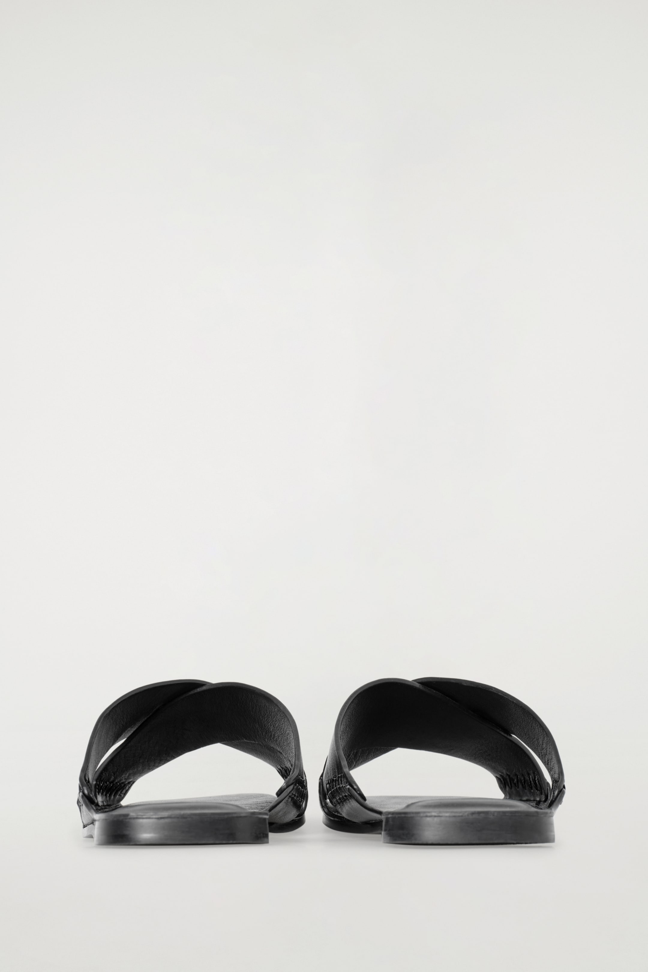 Agrandir l'image: SANDALES À BRIDES CROISÉES EN CUIR - NOIR - FEMME | H&M BE 5