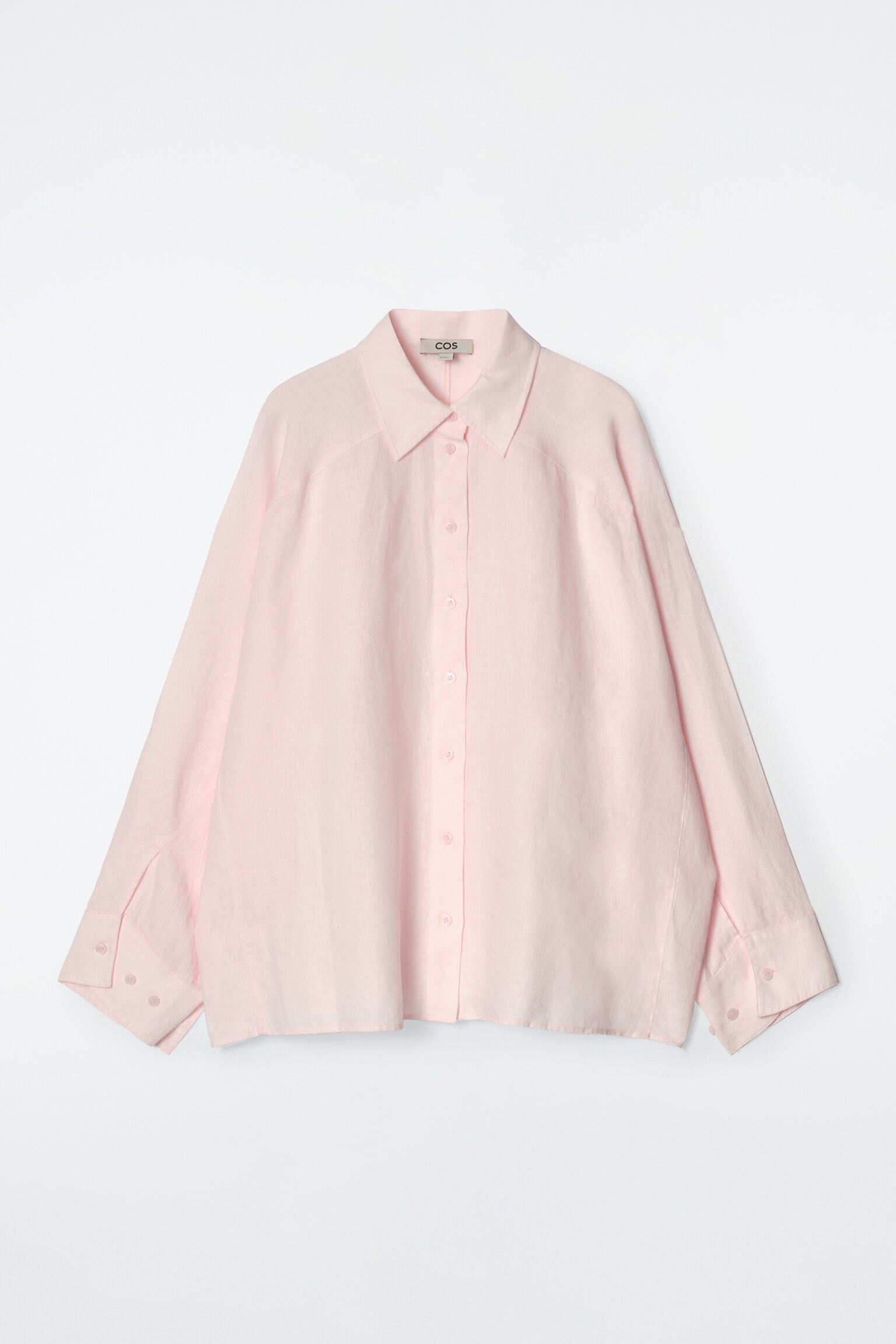 CAMISA DE LINO - ROSA EMPOLVADO/AZUL COBALTO/NEGRO - 2