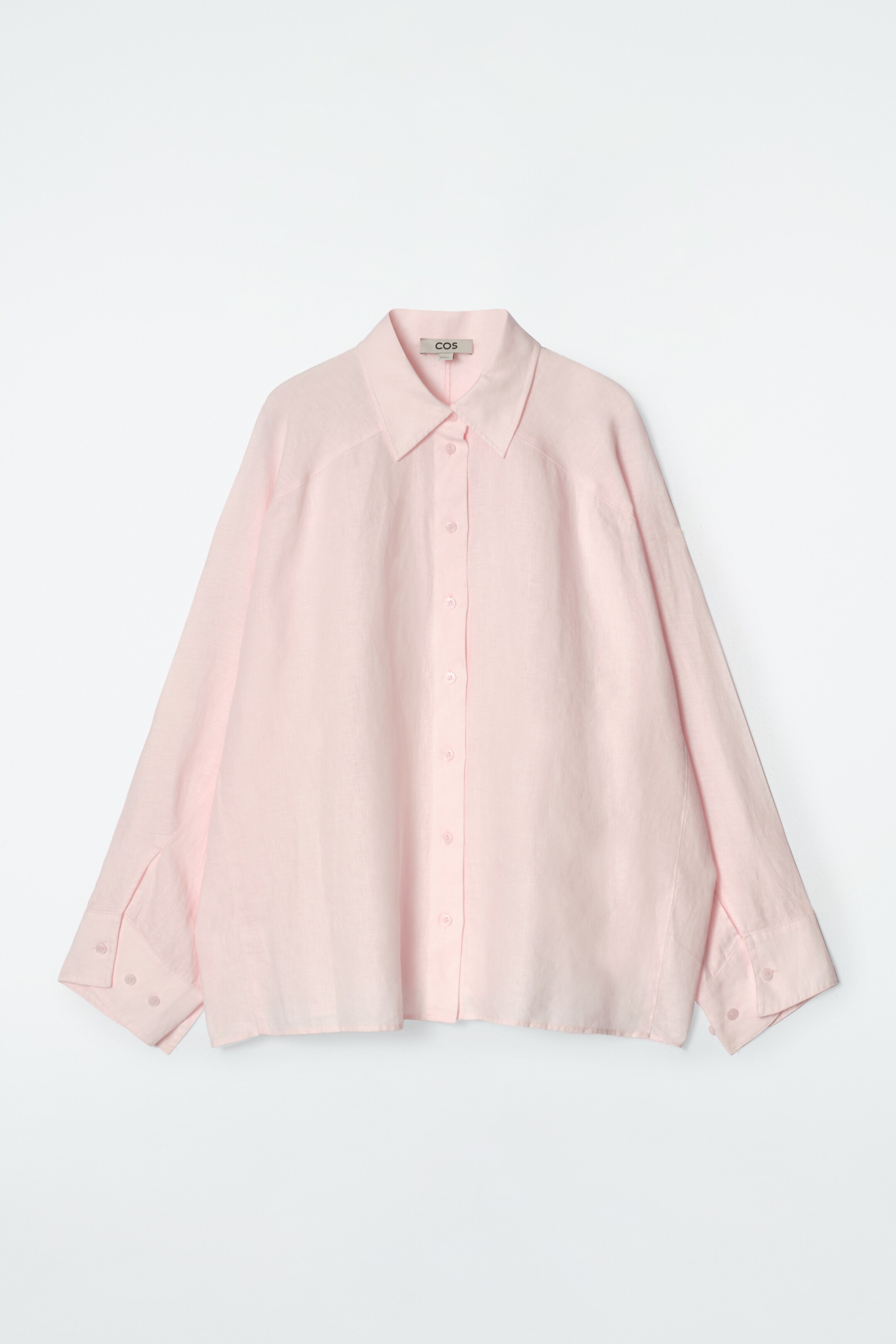 Agrandir l'image: CHEMISE À SILHOUETTE CARRÉE EN LIN - ROSE POUDRÉ - FEMME | H&M FR 7