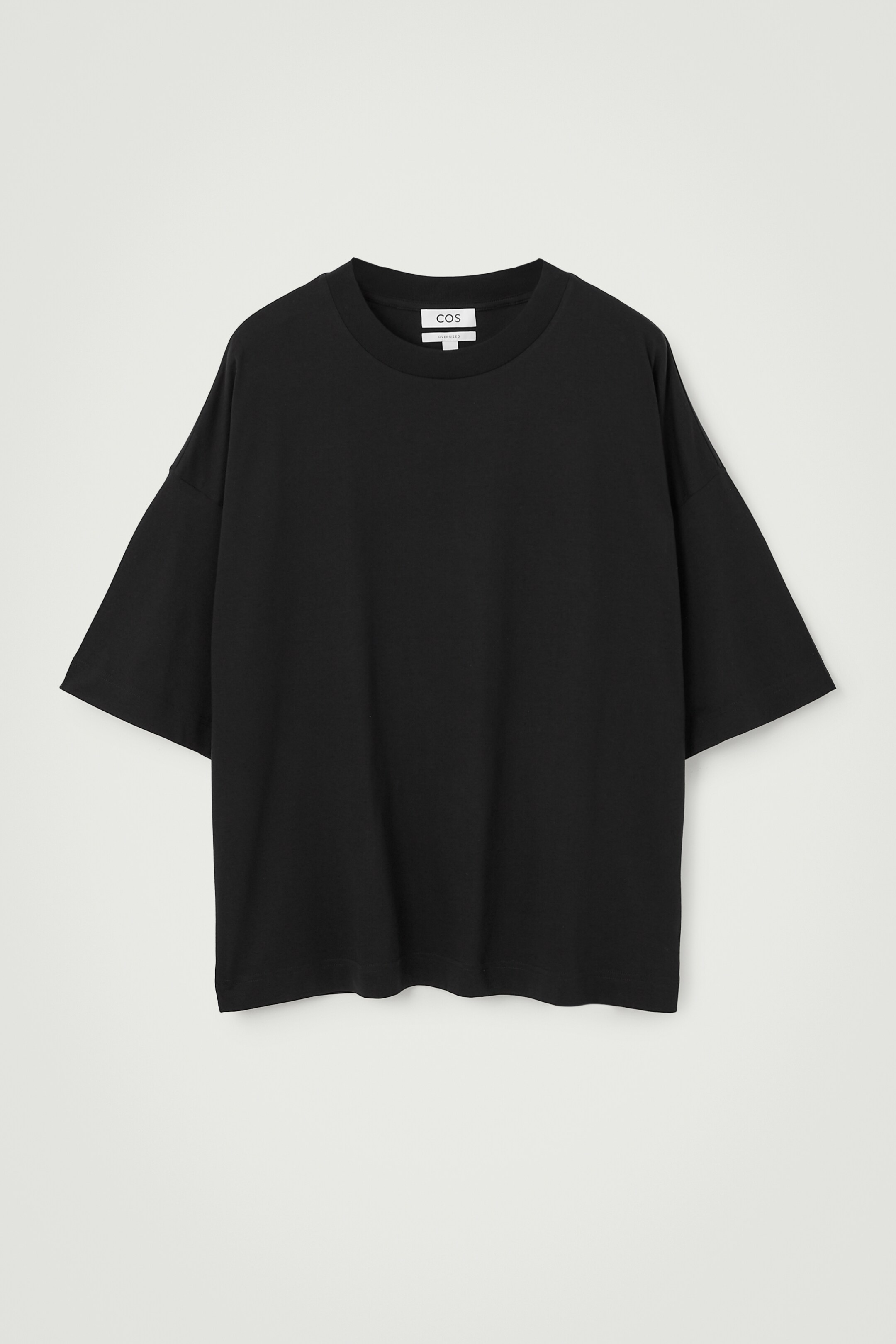 Grotere afbeelding bekijken: OVERSIZED EXTRA-BREDE KATOENEN T-SHIRT - BLACK - HEREN | H&M BE 1