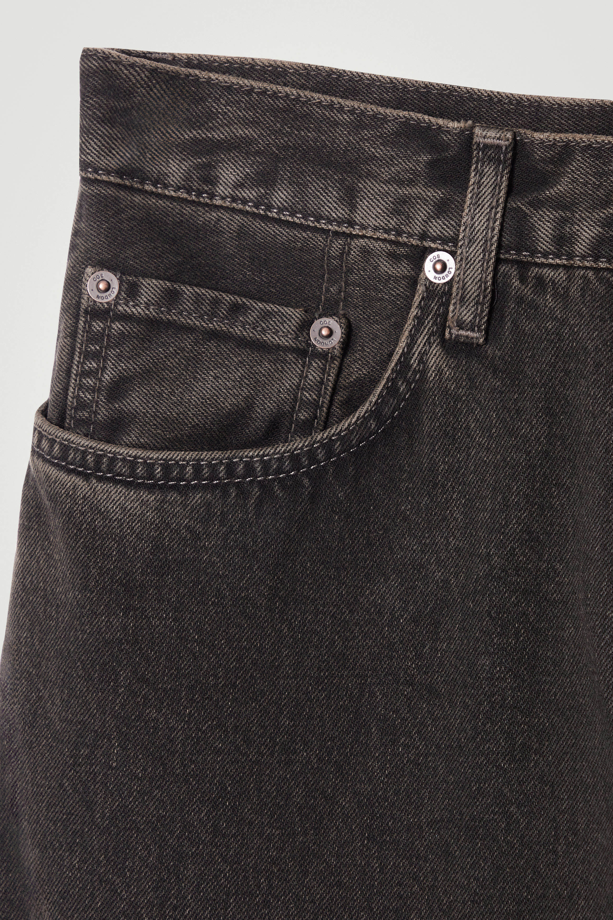 DOME RAW SELVEDGE STRAIGHT-LEG JEANS - RAW INDIGO | COS