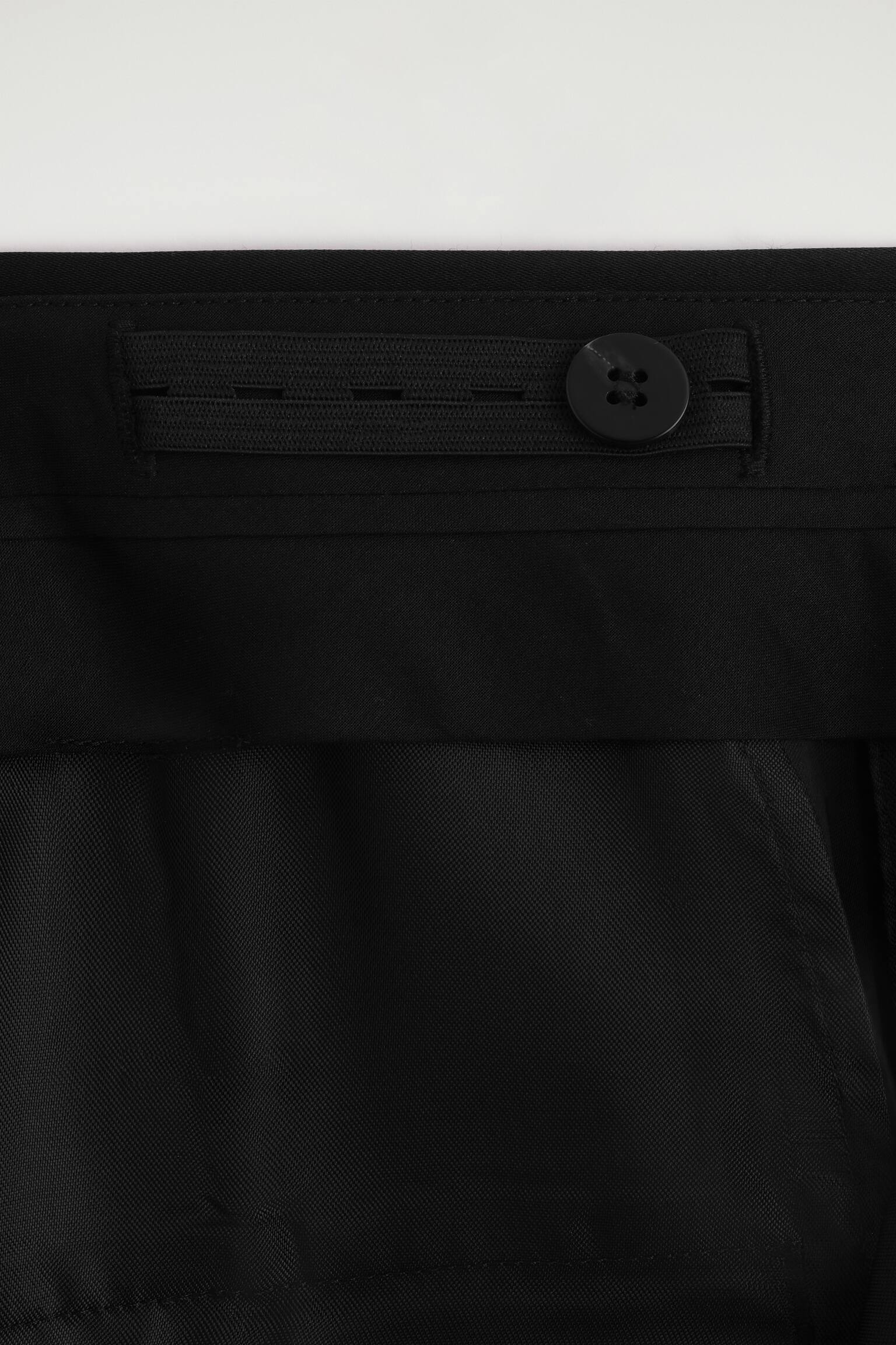 PANTALONI SARTORIALI IN RASO A GAMBA DRITTA - NERO - 5