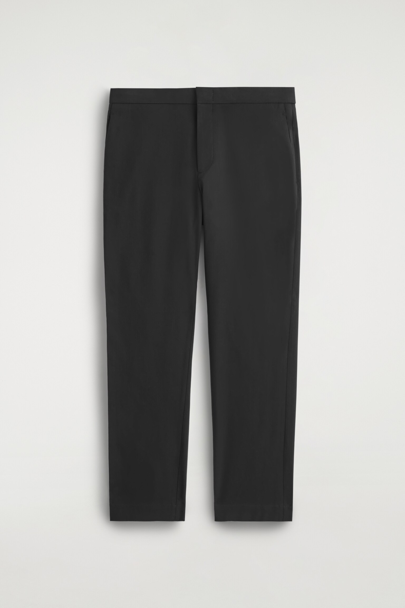 BAUMWOLLHOSE MIT SCHMALEM BEIN - SCHWARZ - 2