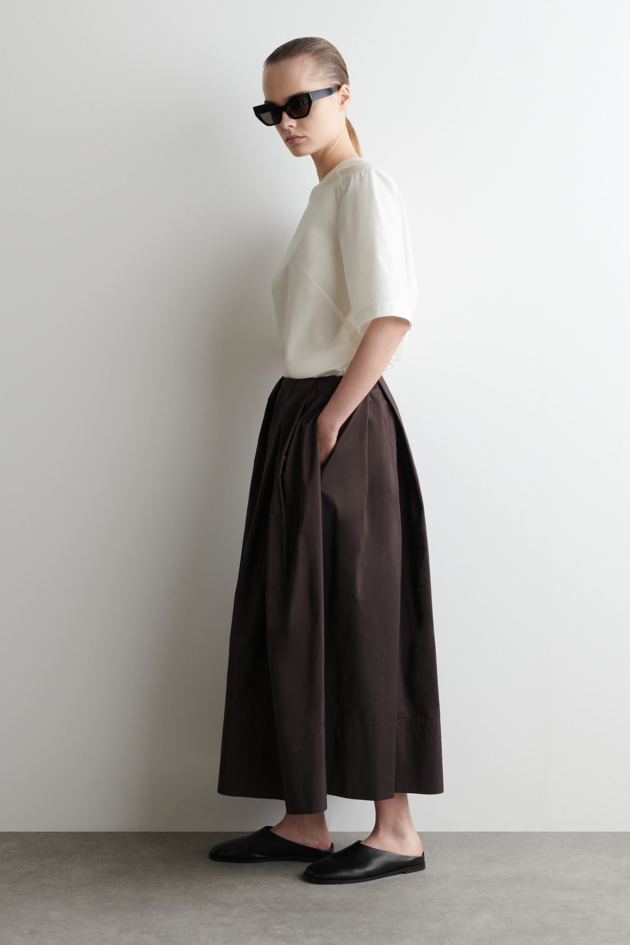 WOVEN COTTON TOP