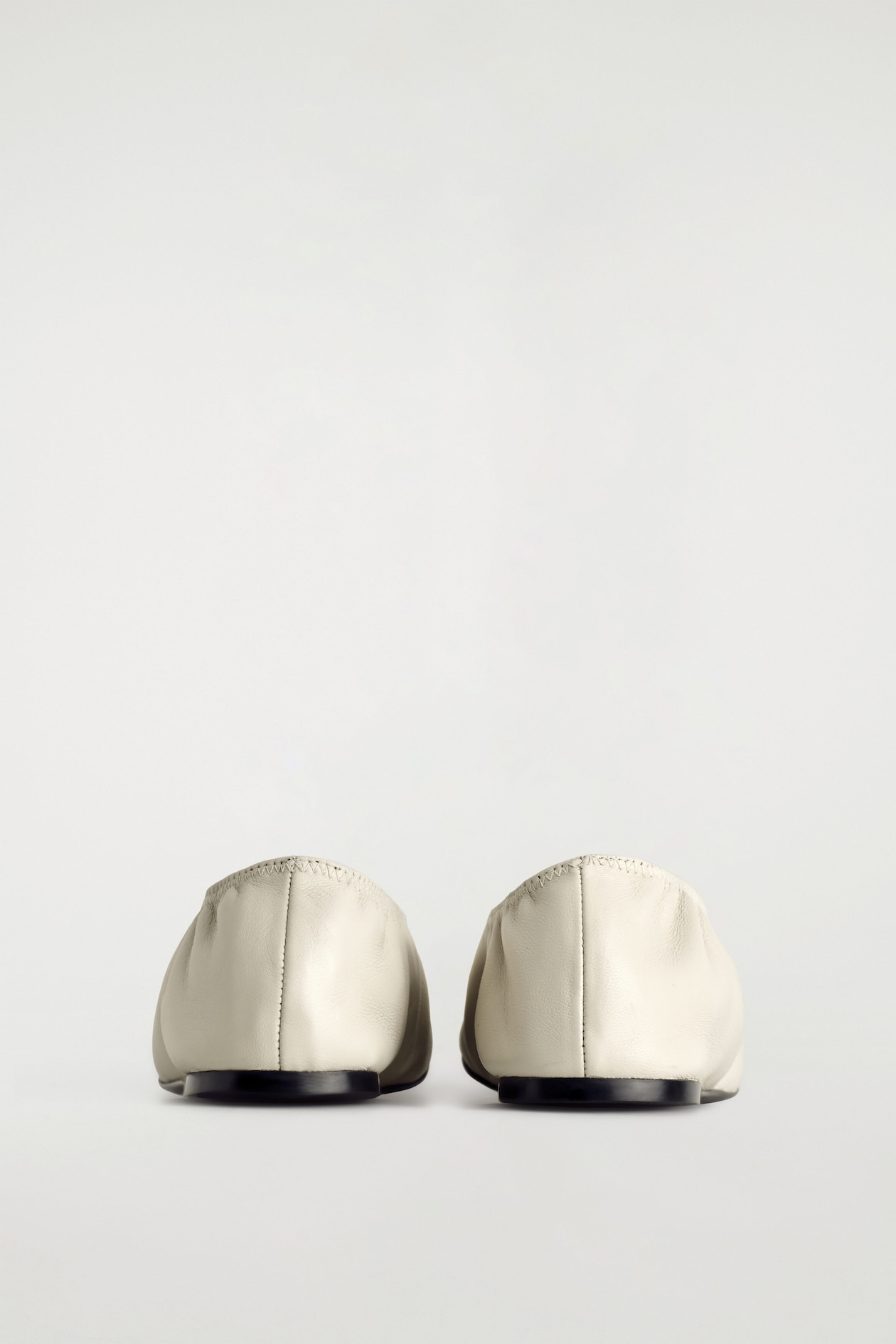 SOFT BALLERINA PUMPS — IVORY