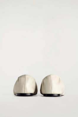 SOFT BALLERINA PUMPS — IVORY 1